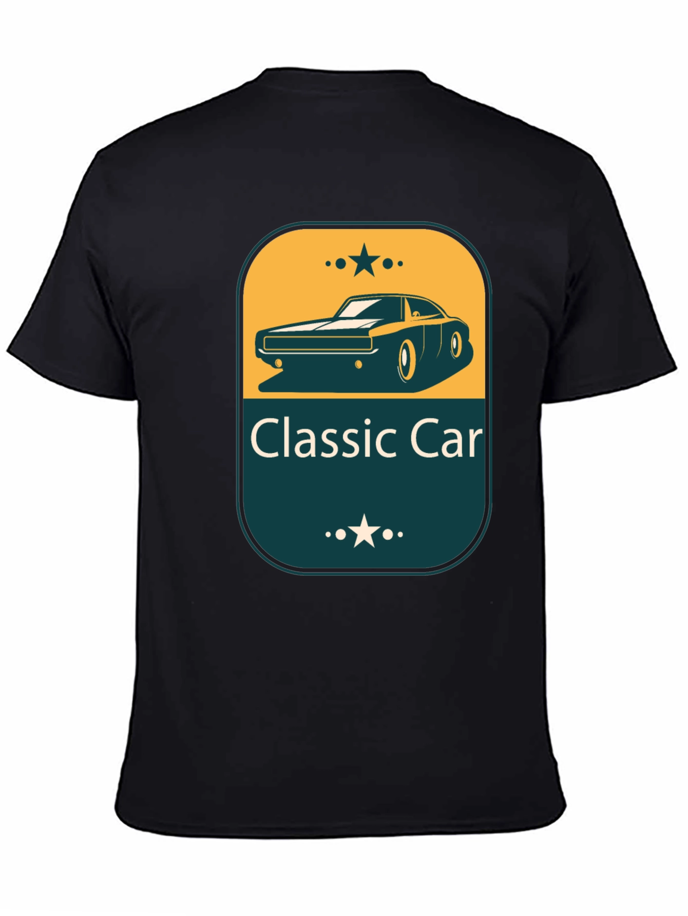 Classic Car Graphic T-Shirt - Retro Style