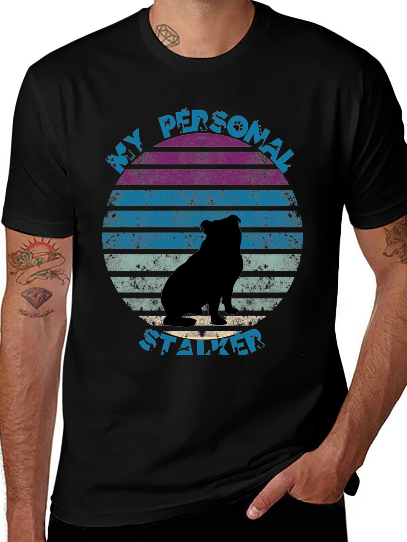 My Personal Stalker Dog T-Shirt