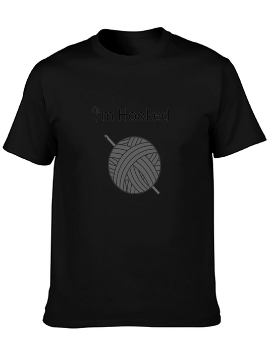 Im Hooked T-Shirt Crochet Yarn Ball Design