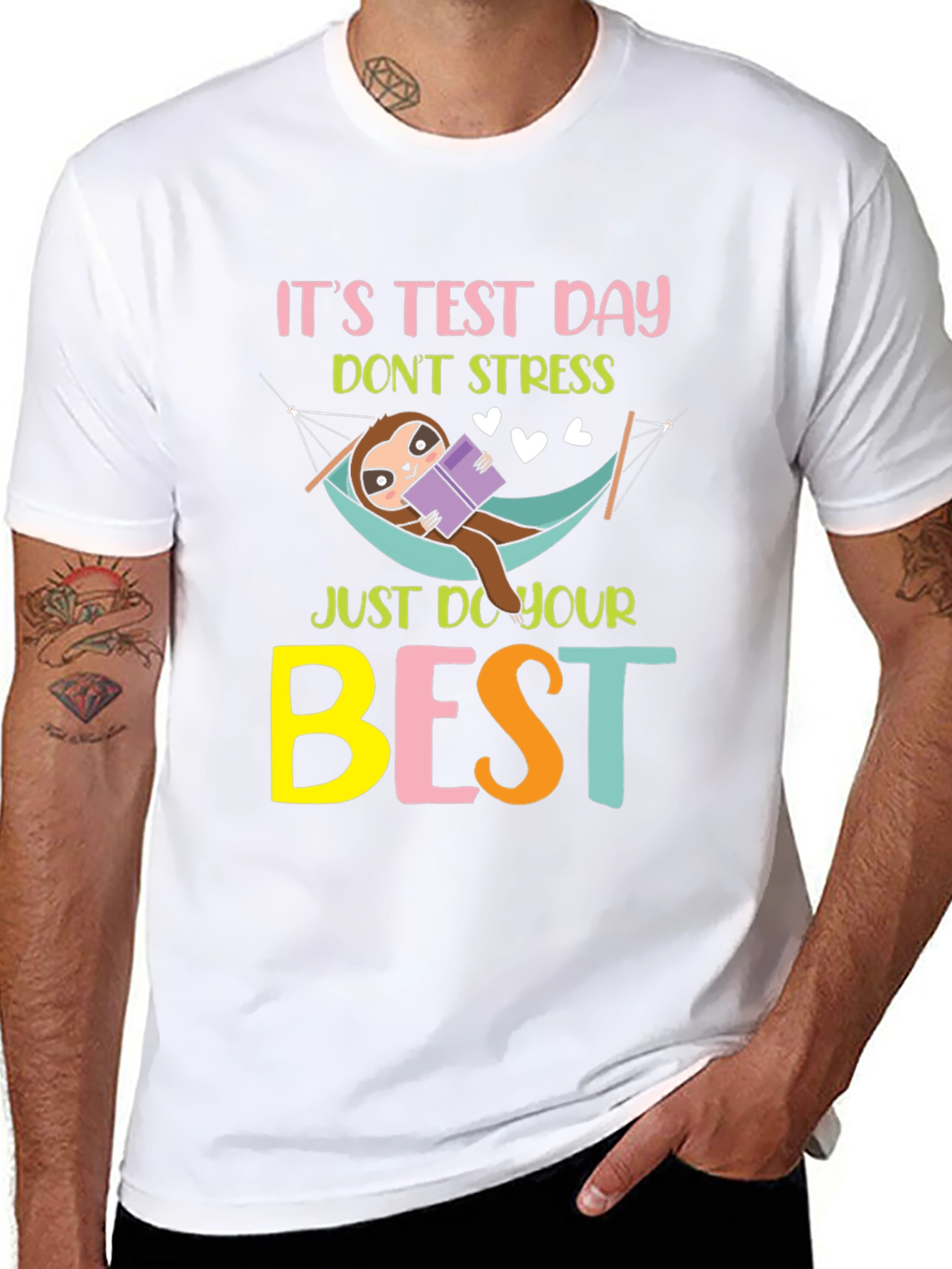 Its Test Day Sloth T-Shirt