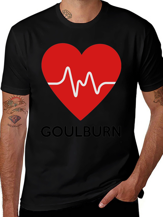 Goulburn Heartbeat Graphic Tee - Black