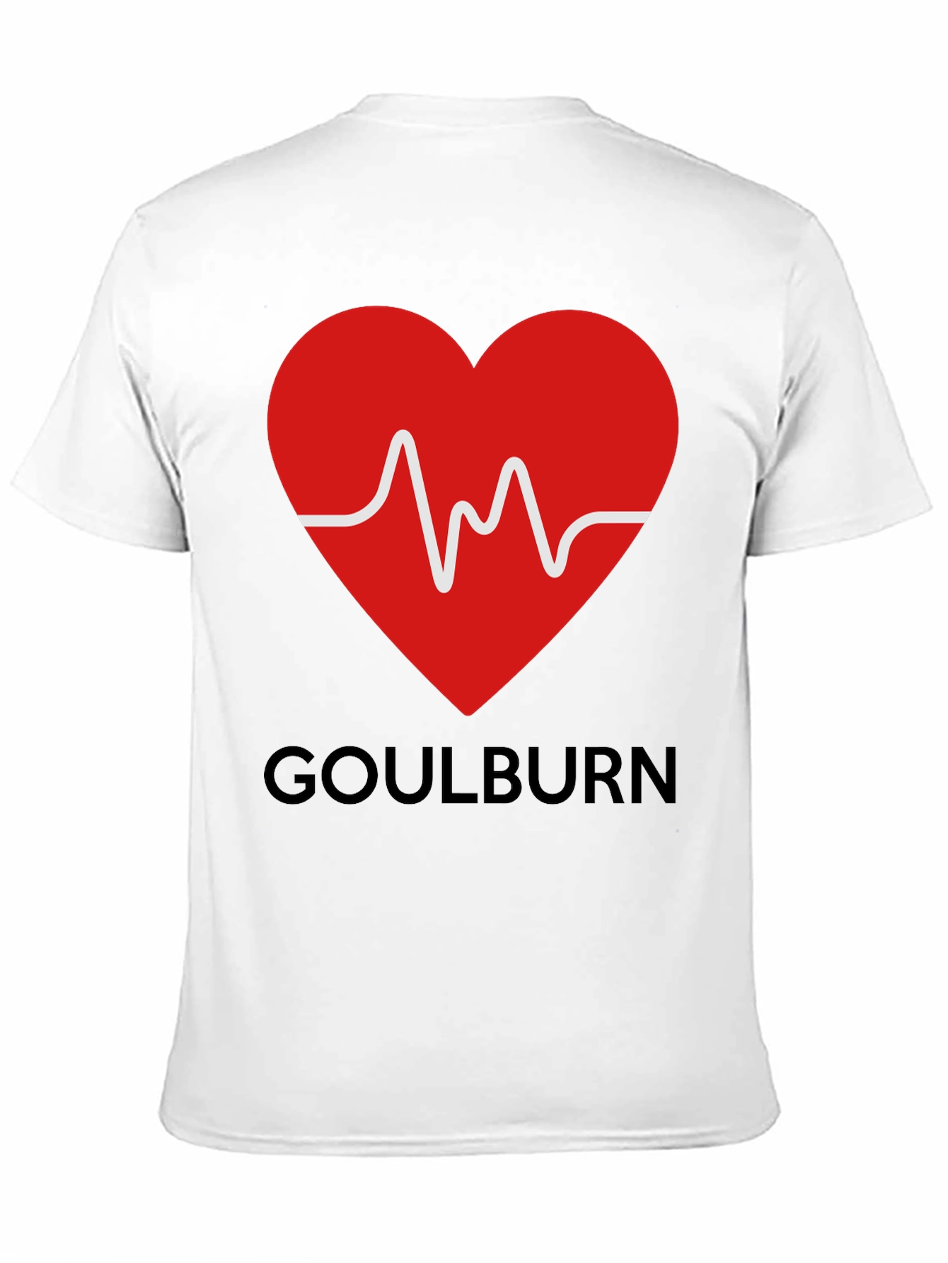 Goulburn Heartbeat Graphic Tee - Black