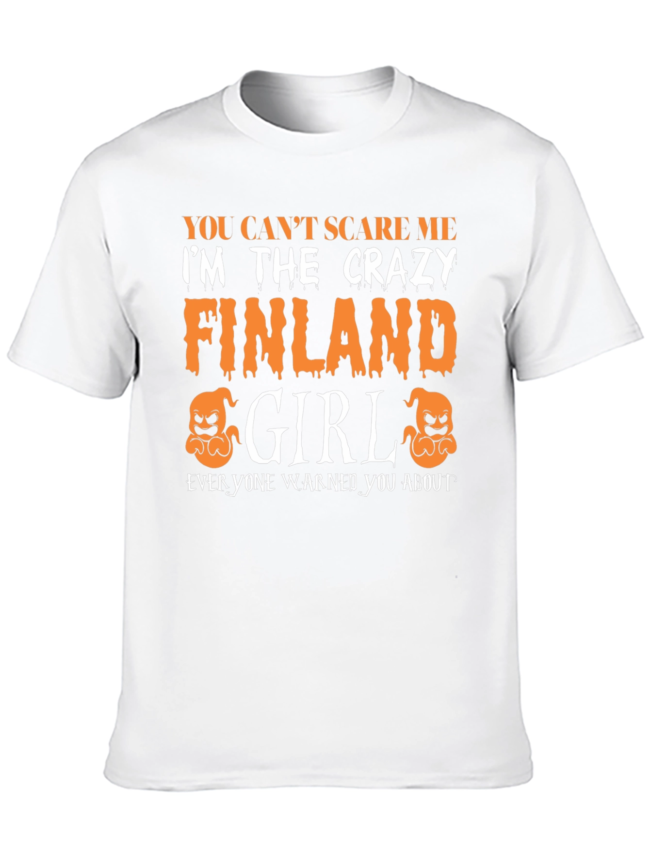 Crazy Finland Girl Halloween T-Shirt