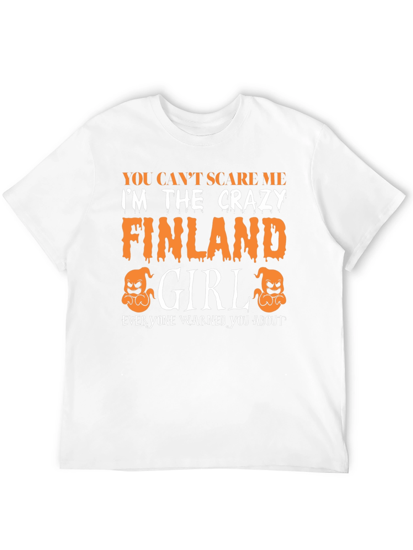 Crazy Finland Girl Halloween T-Shirt
