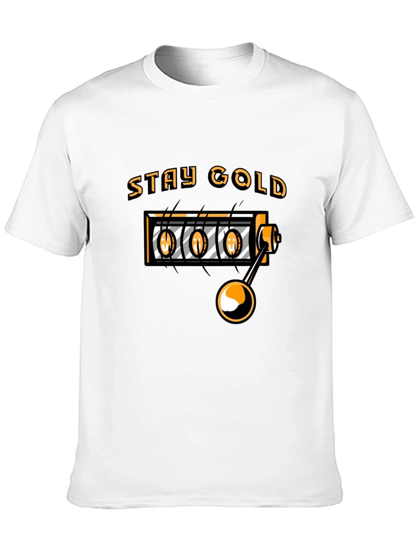 Stay Gold T-Shirt - Slot Machine Graphic Tee