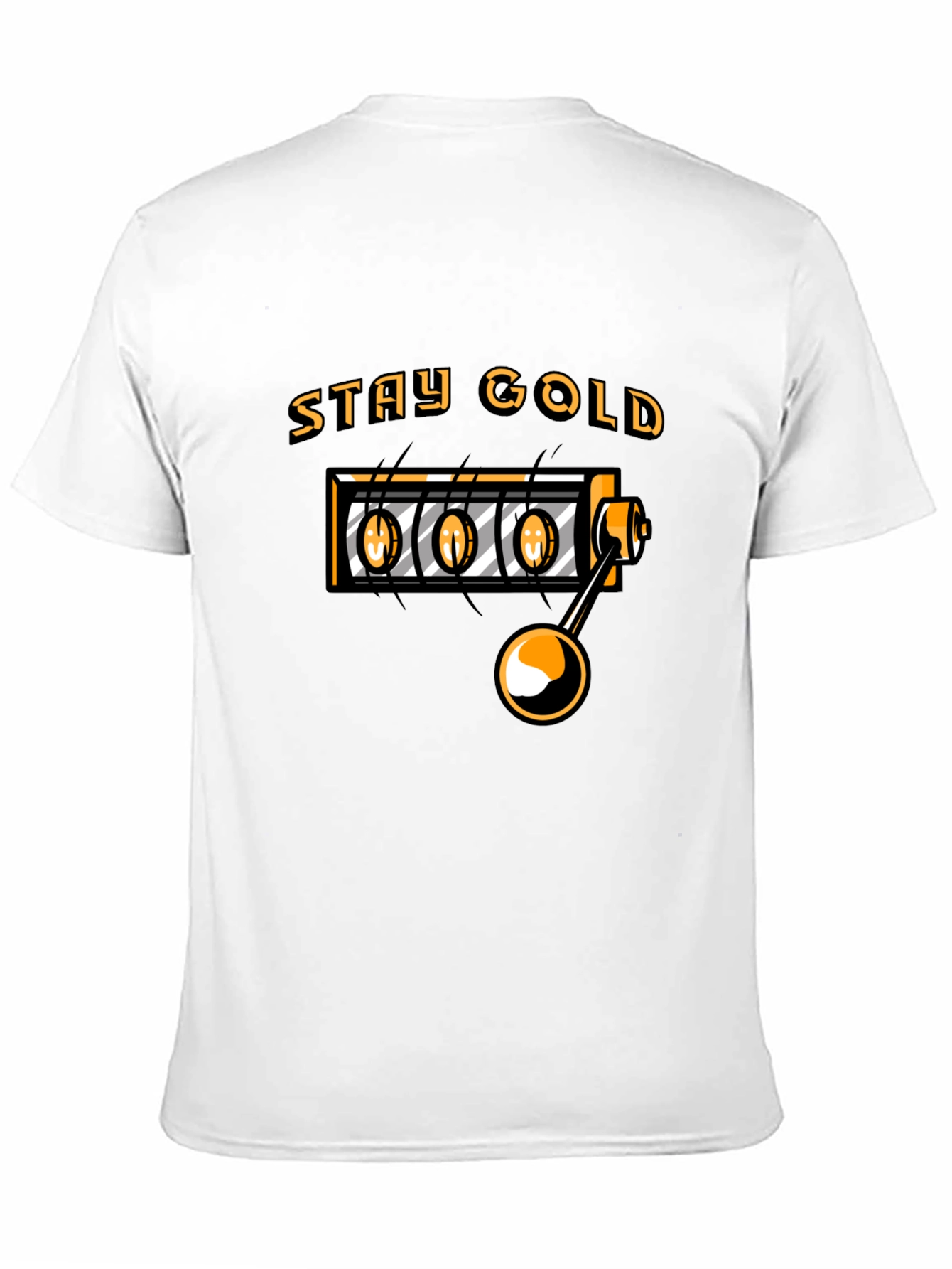 Stay Gold T-Shirt - Slot Machine Graphic Tee