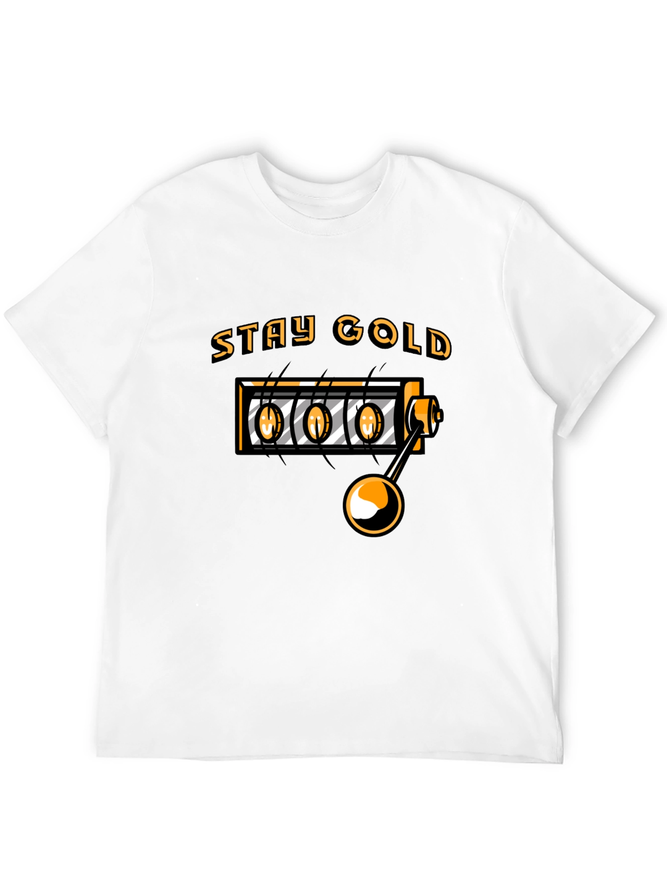 Stay Gold T-Shirt - Slot Machine Graphic Tee