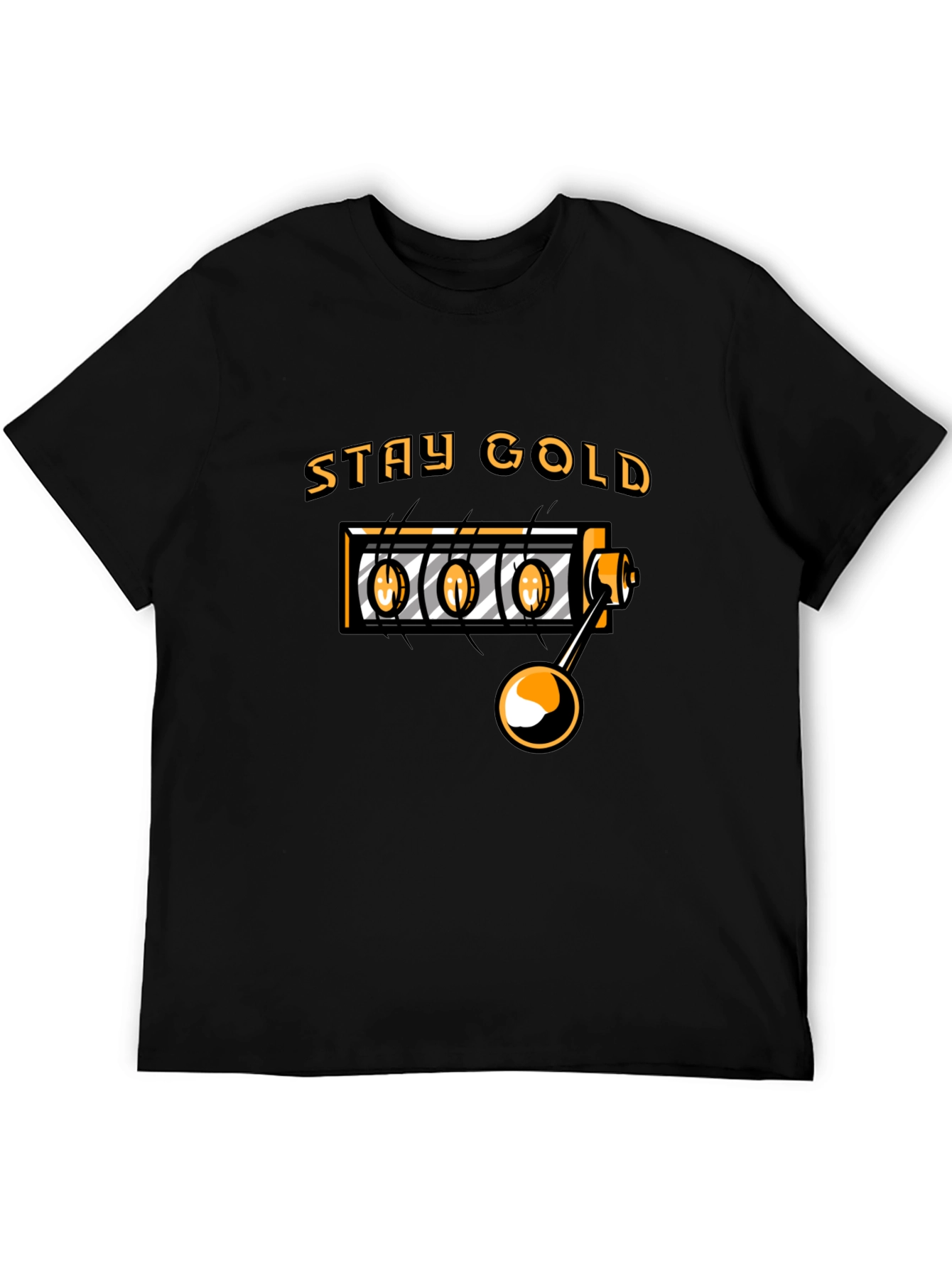 Stay Gold T-Shirt - Slot Machine Graphic Tee