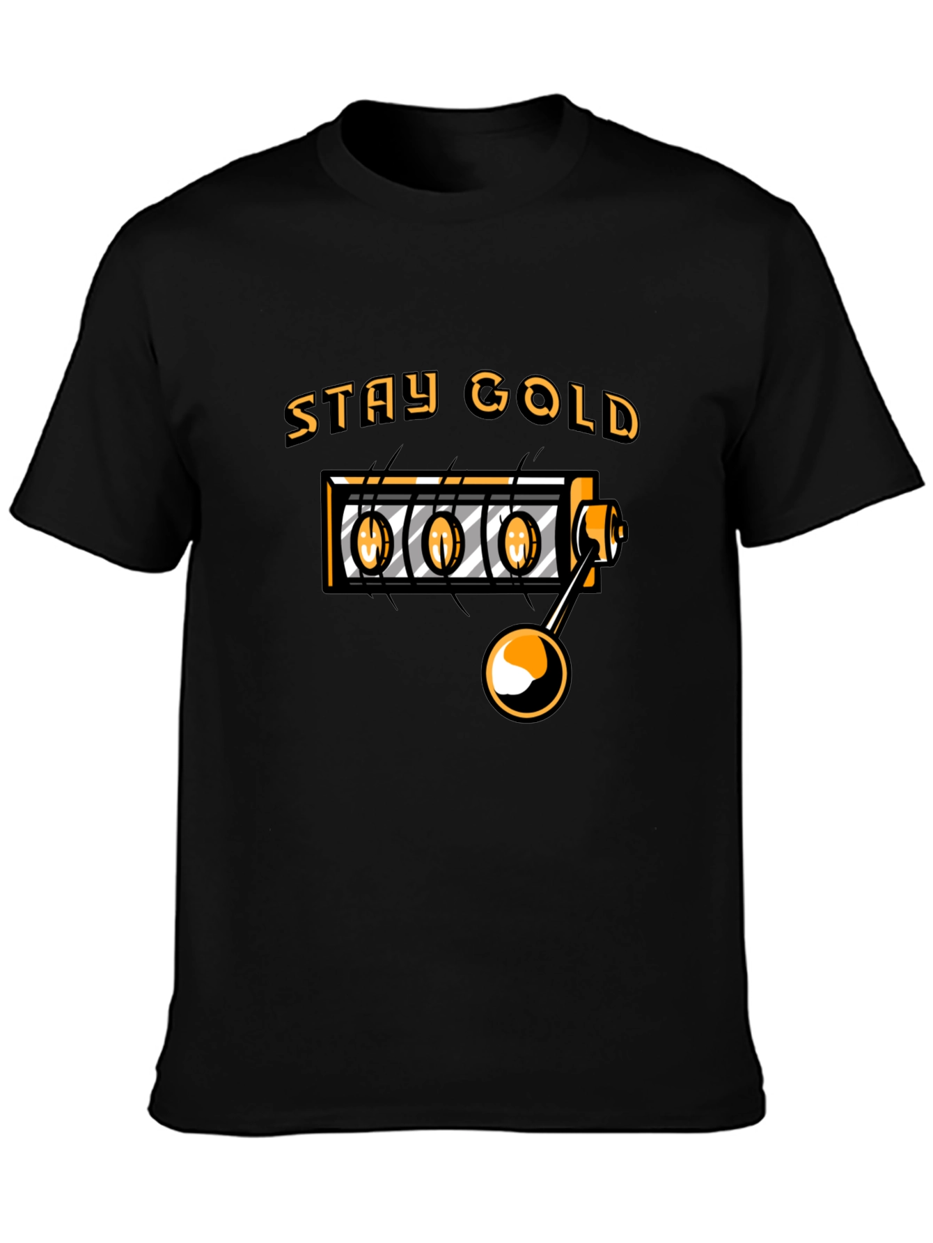 Stay Gold T-Shirt - Slot Machine Graphic Tee