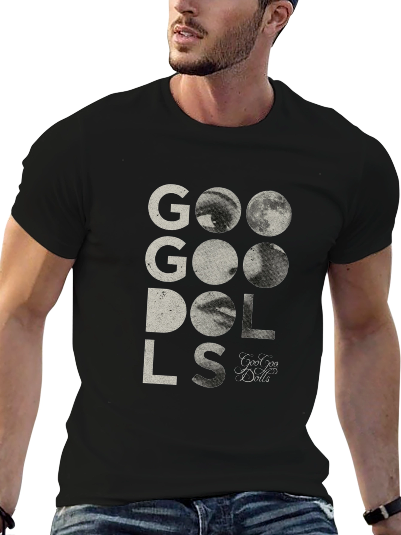 Goo Goo Dolls Graphic Tee - Black Cotton Blend