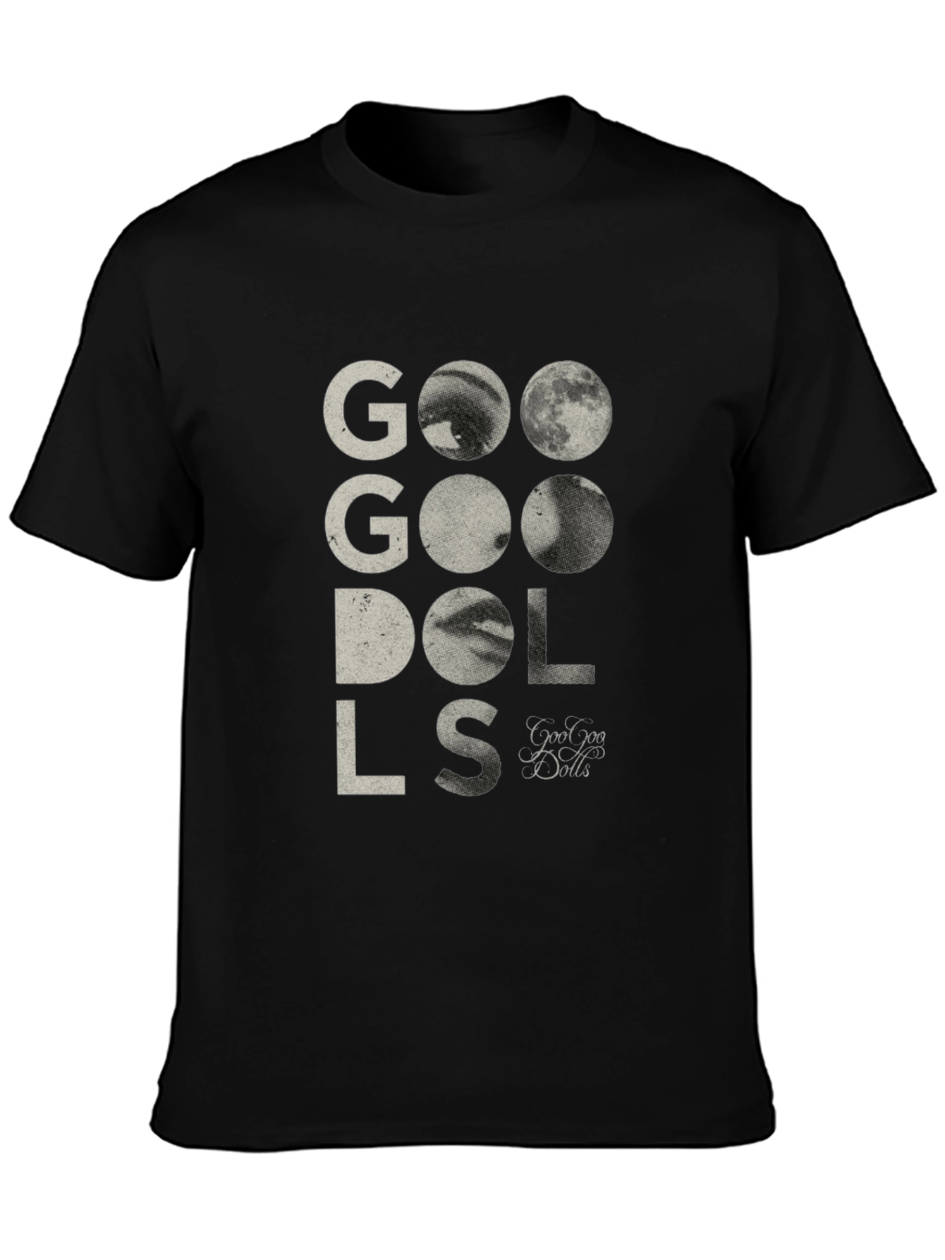 Goo Goo Dolls Graphic Tee - Black Cotton Blend