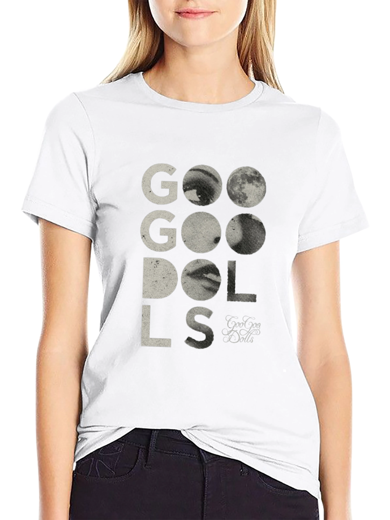 Goo Goo Dolls Graphic Tee - Black Cotton Blend