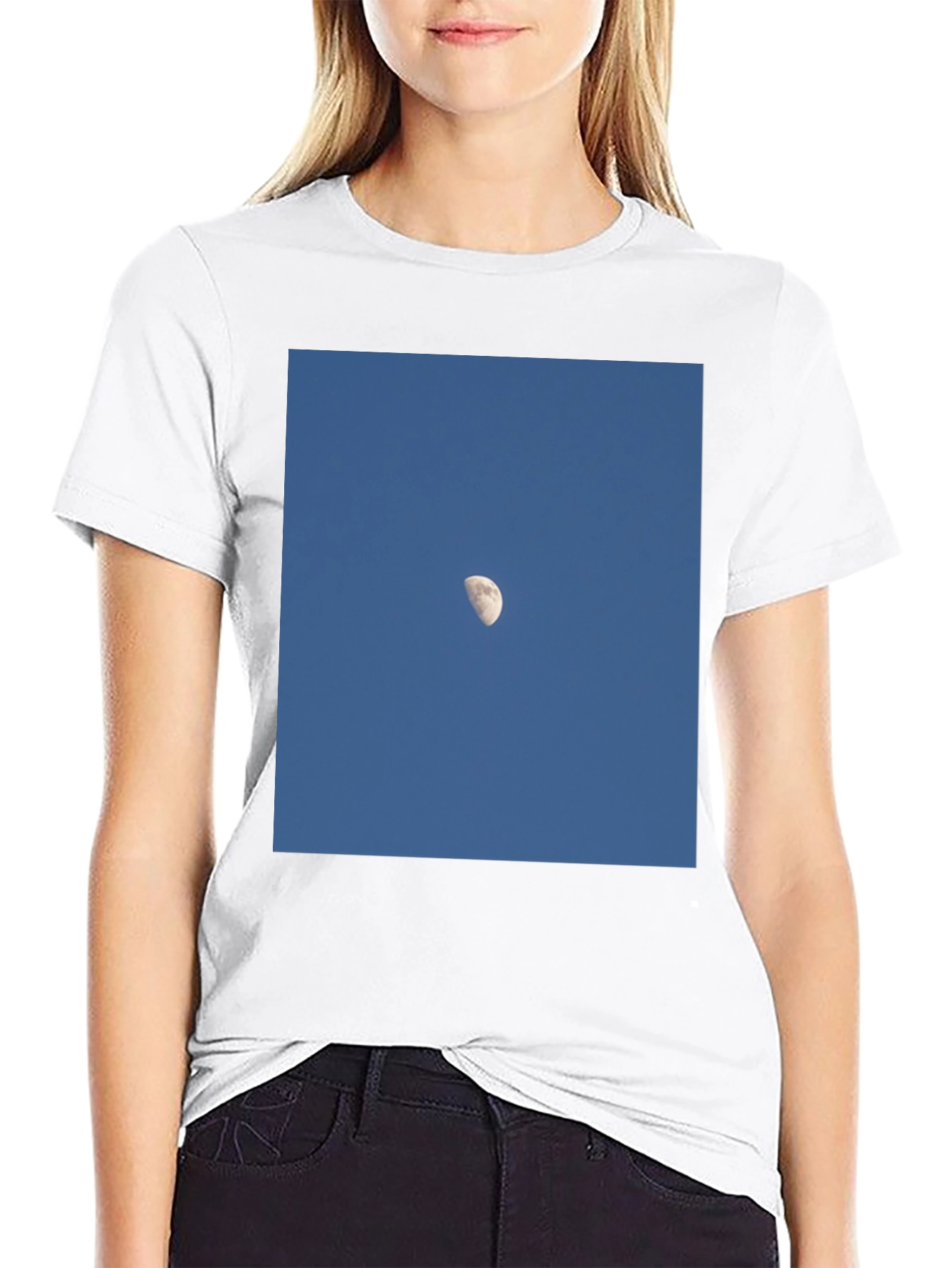 Blue Sky Moon Graphic T-Shirt - Unisex