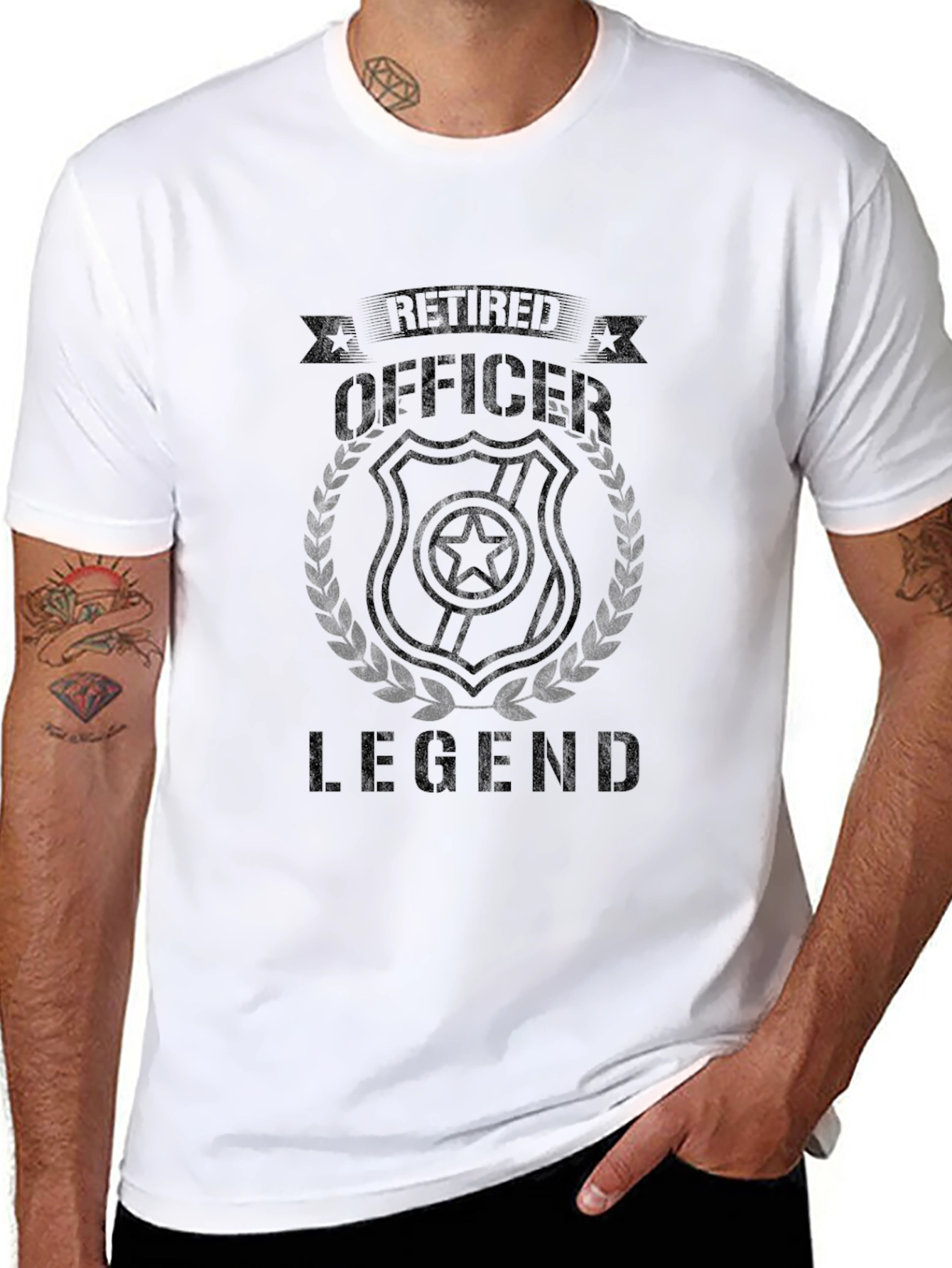 Retired Officer Legend T-Shirt - Black