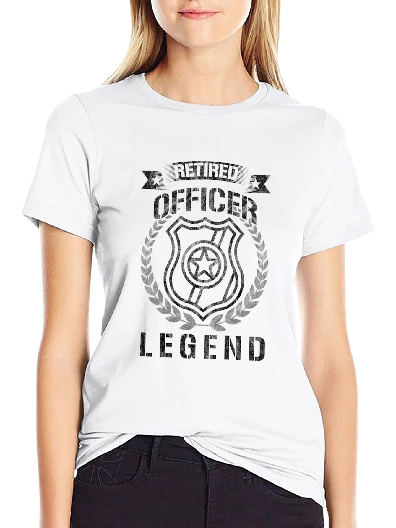 Retired Officer Legend T-Shirt - Black