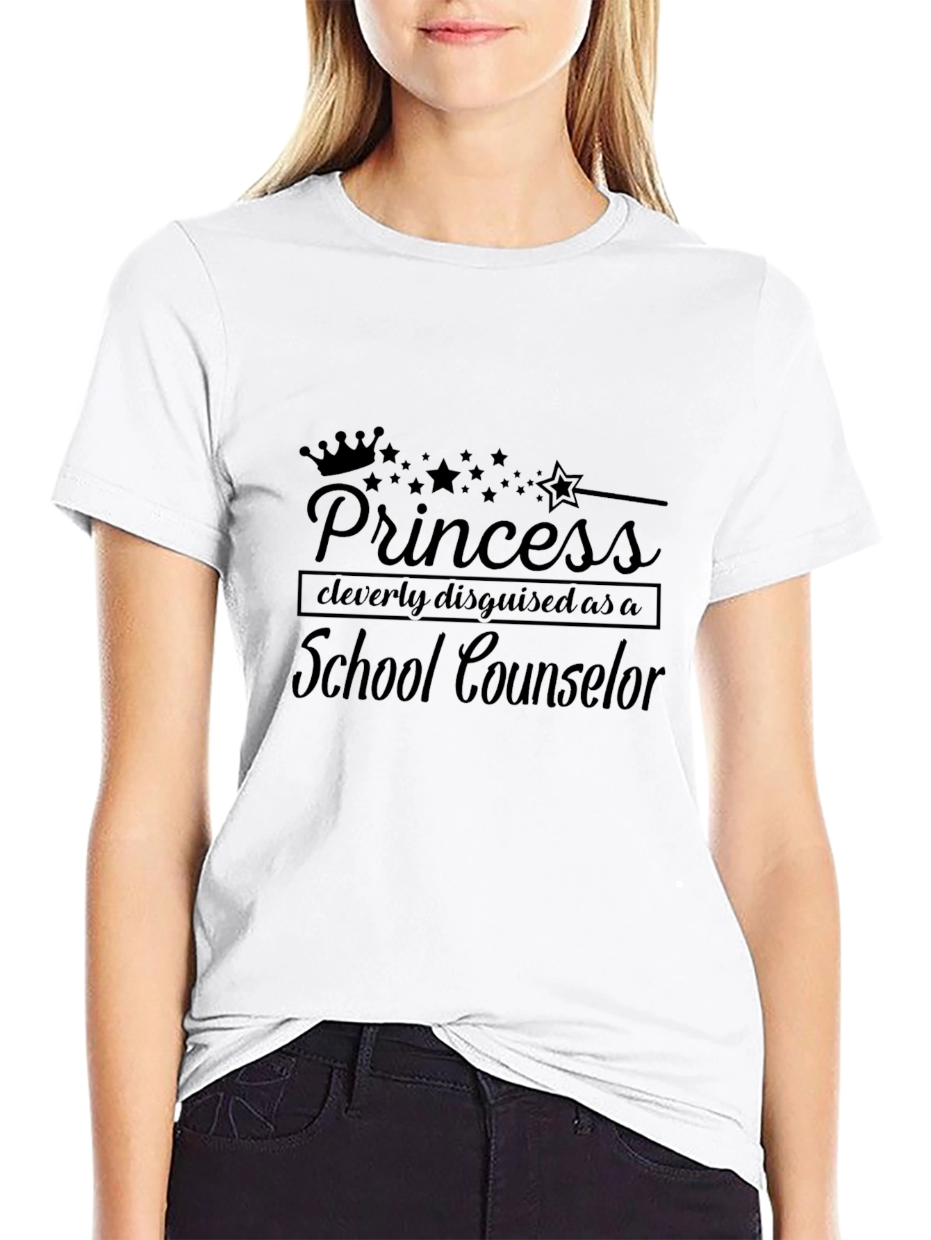 Princess School Counselor Graphic T-Shirt