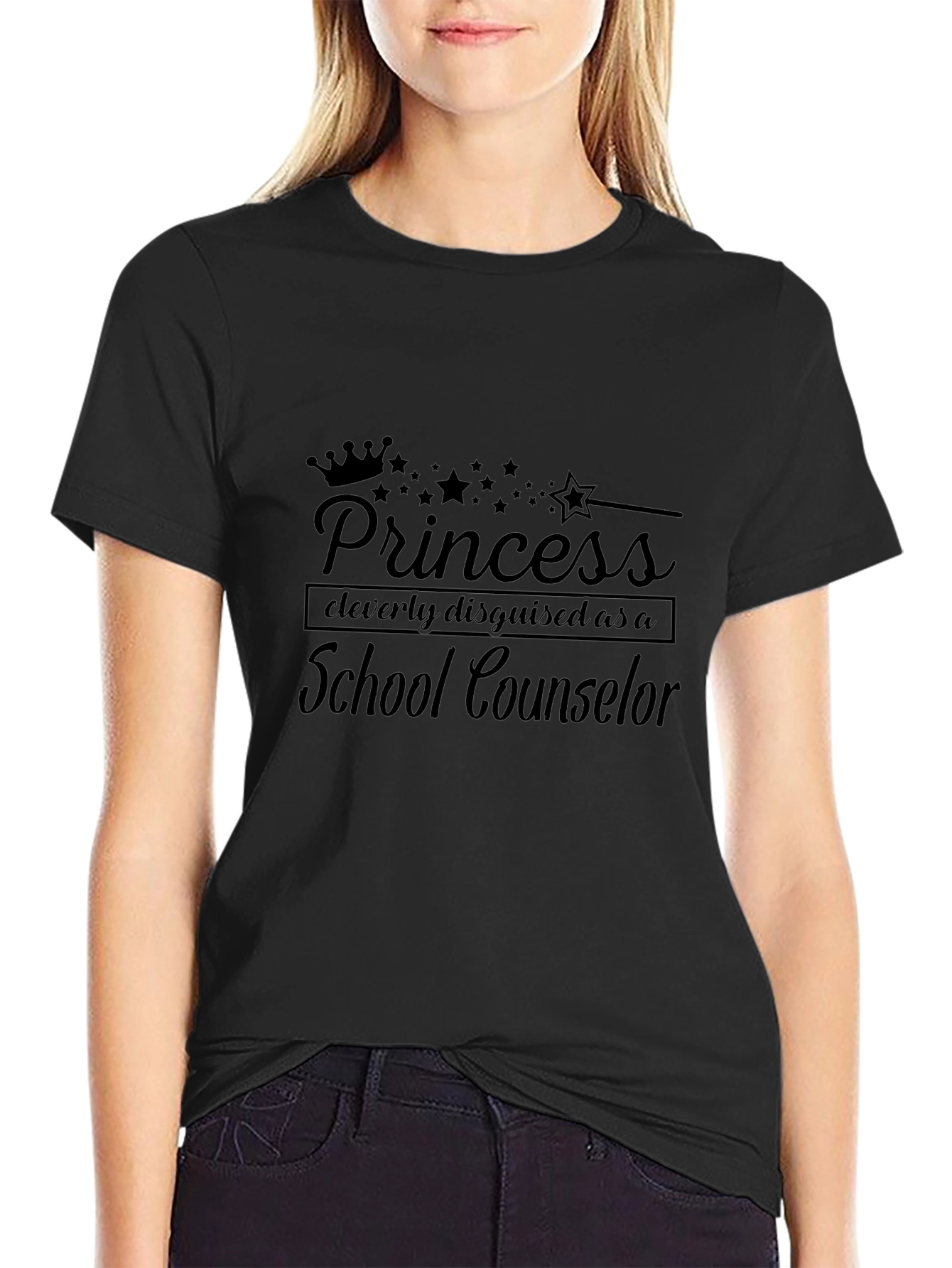 Princess School Counselor Graphic T-Shirt