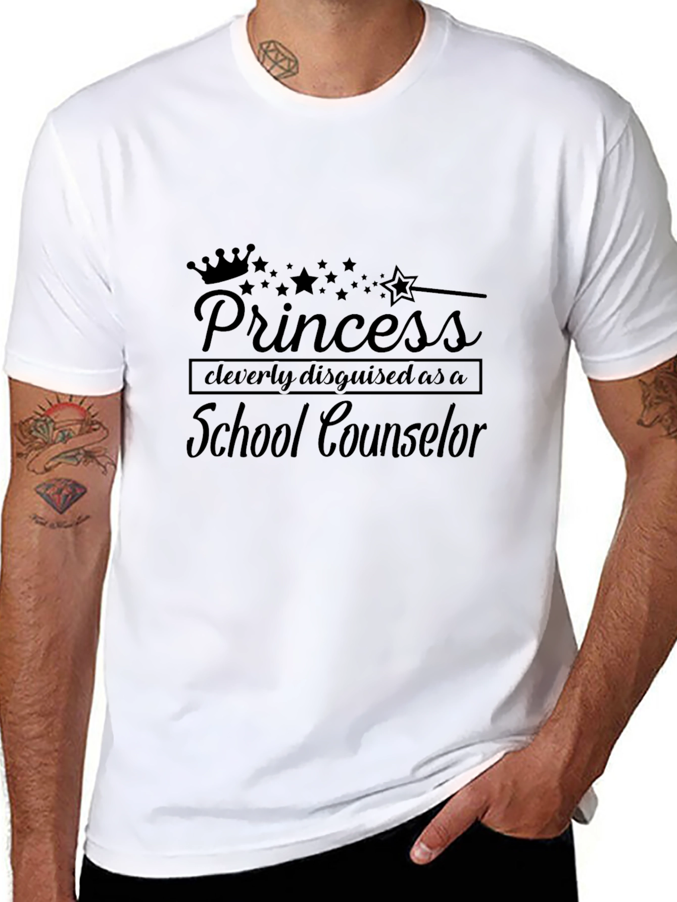 Princess School Counselor Graphic T-Shirt