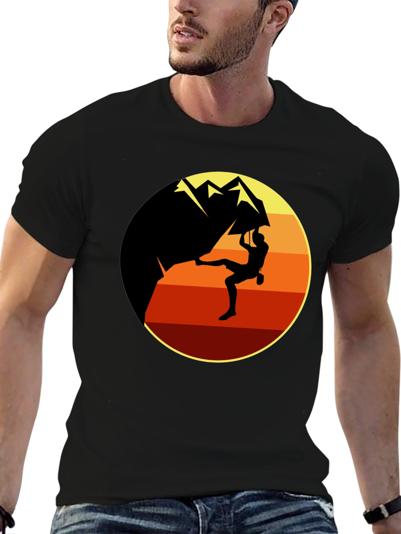 Mountain Climber Graphic Tee - Adventure Awaits!