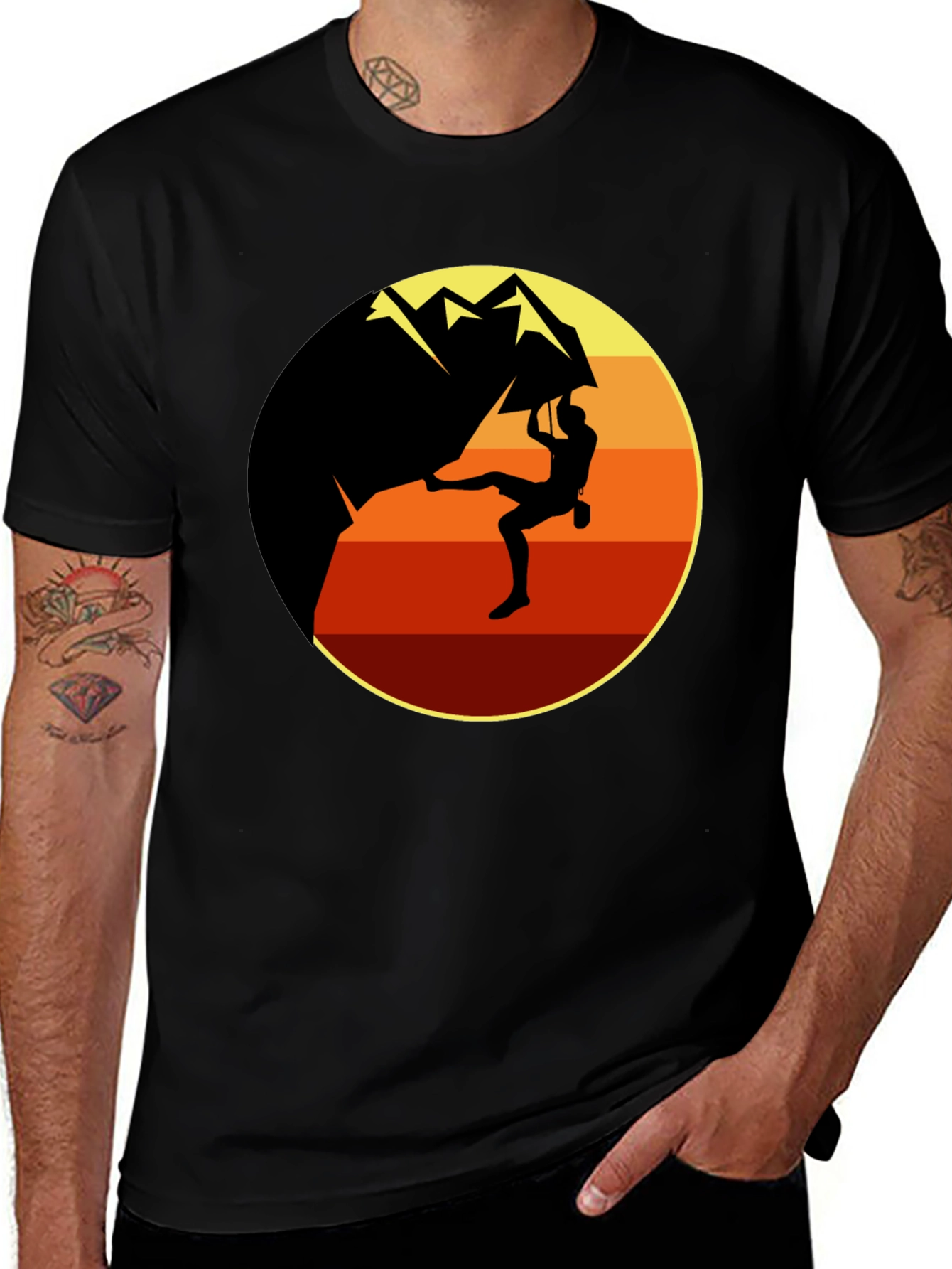 Mountain Climber Graphic Tee - Adventure Awaits!