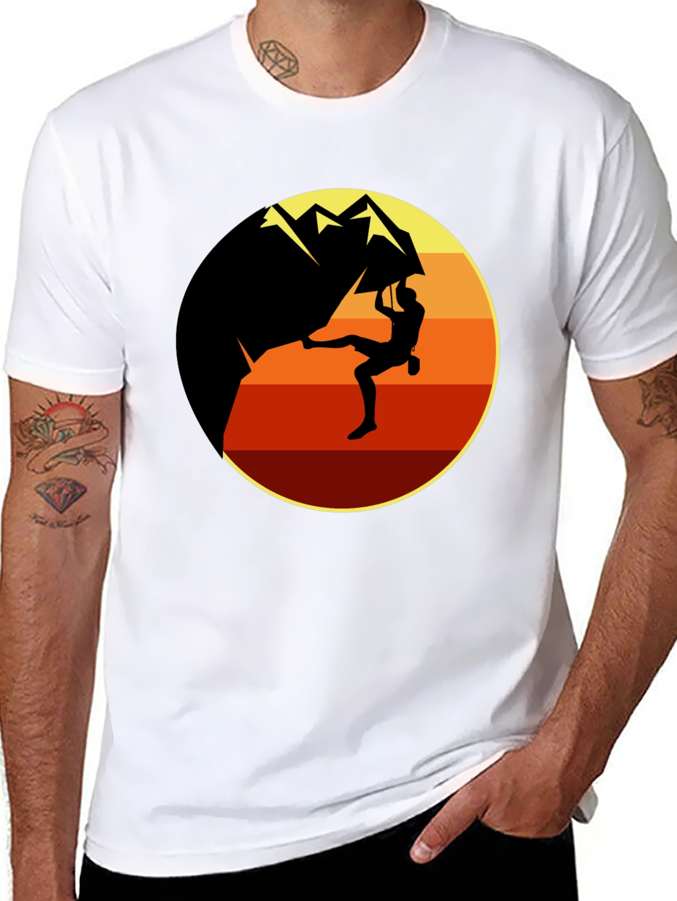 Mountain Climber Graphic Tee - Adventure Awaits!