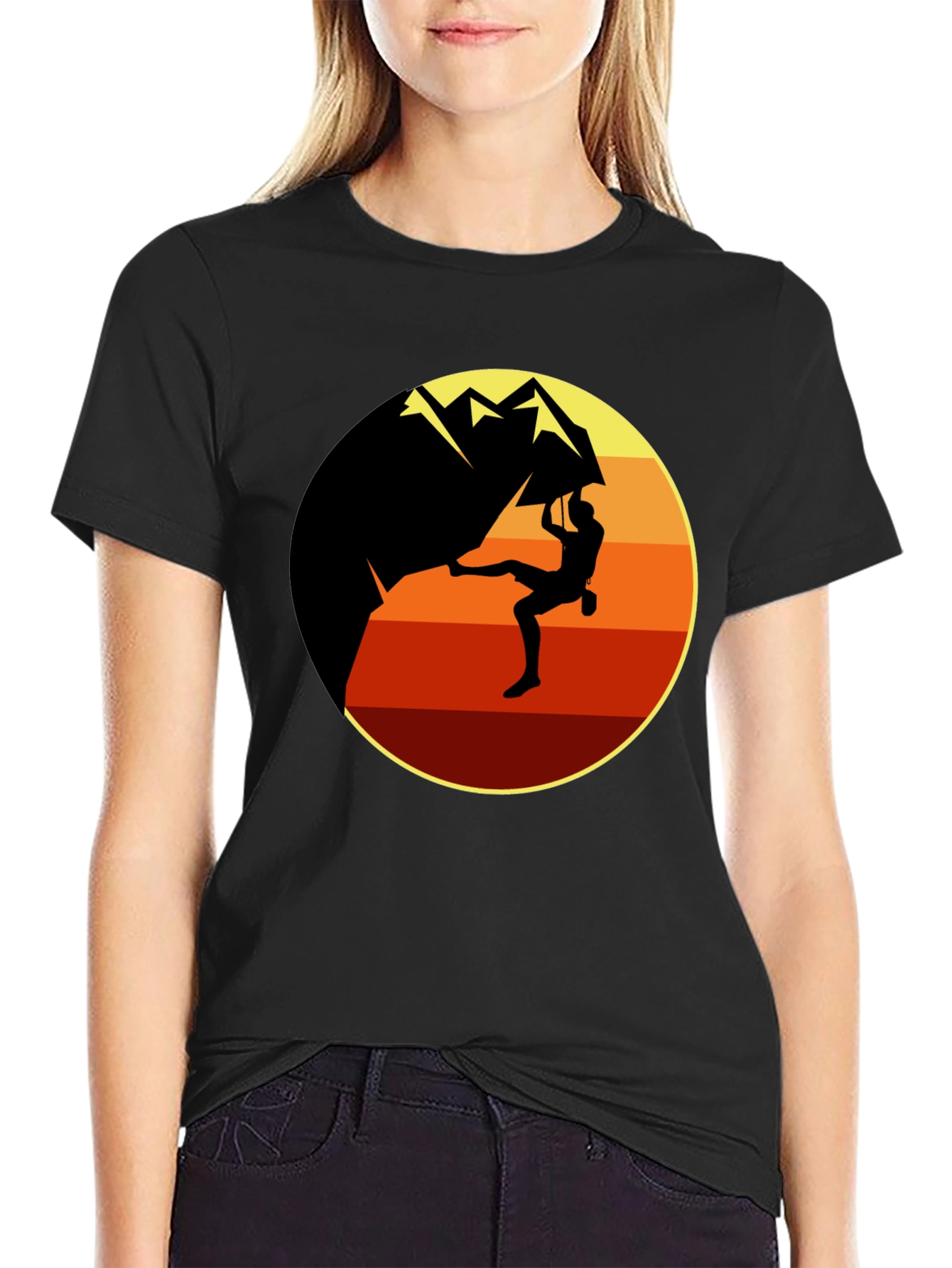 Mountain Climber Graphic Tee - Adventure Awaits!