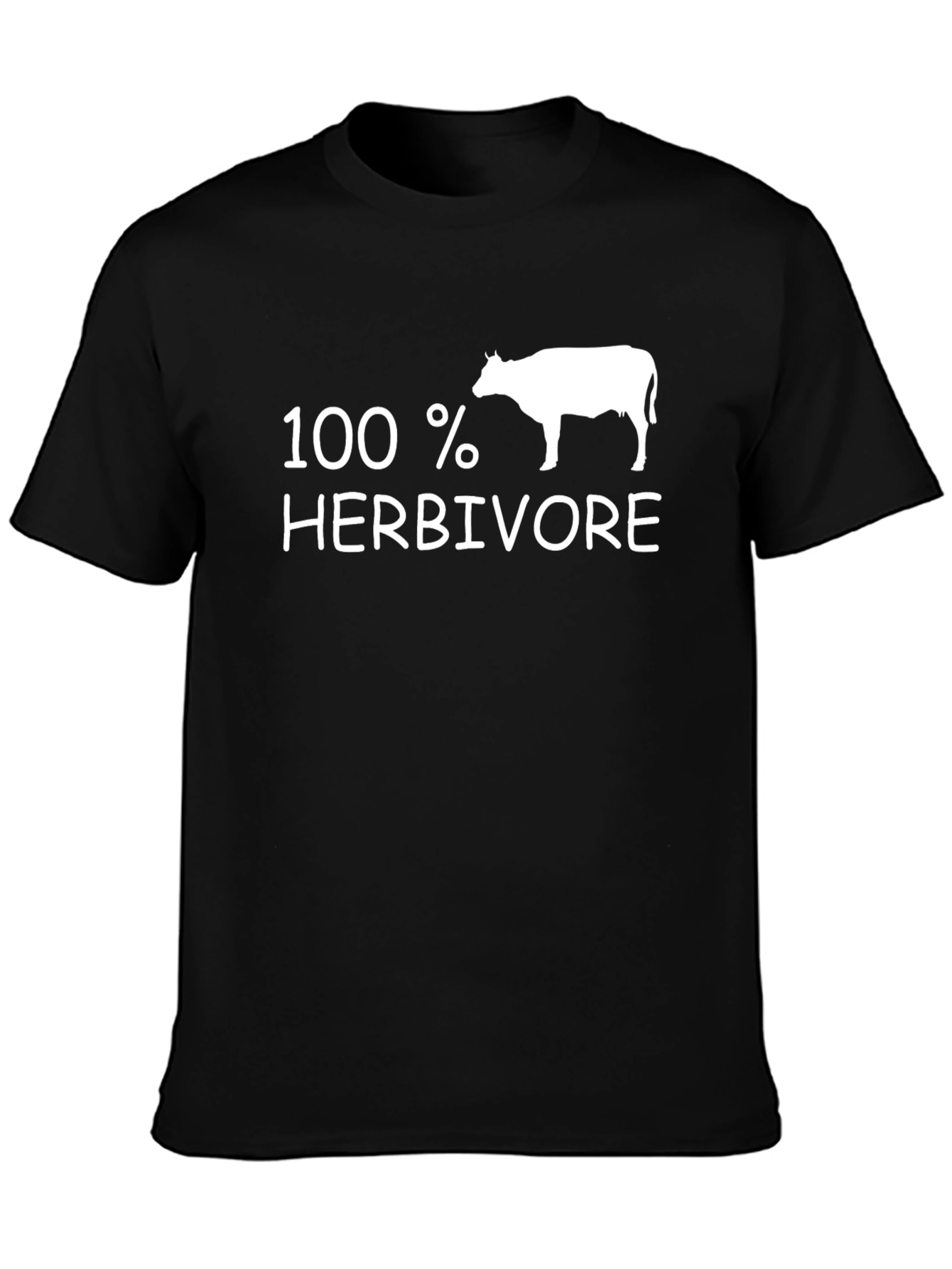 100% Herbivore Black T-Shirt