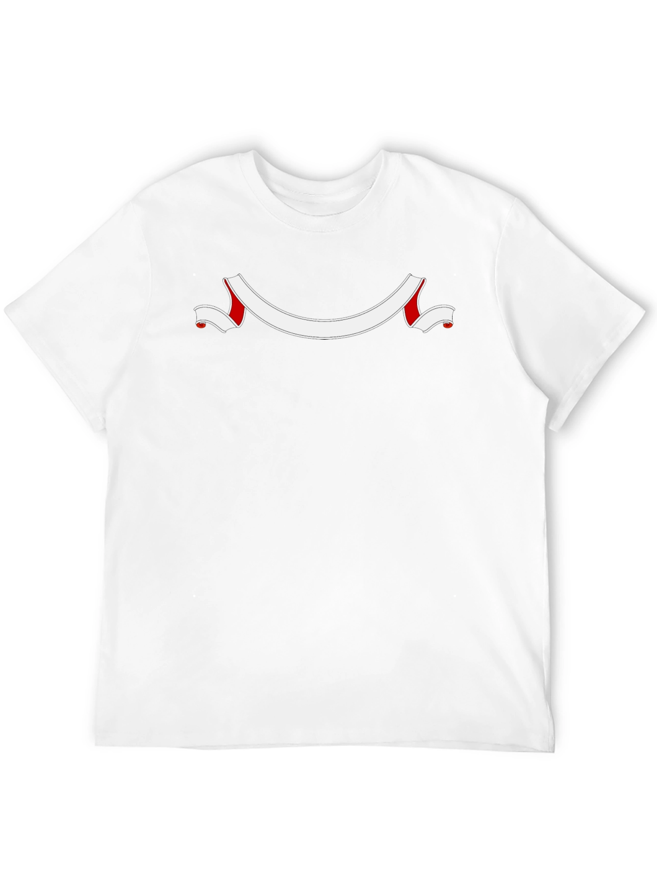 Black Graphic Tee with Ribbon
