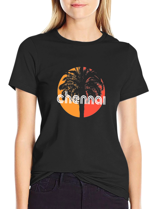 Chennai Palm Tree Graphic Tee