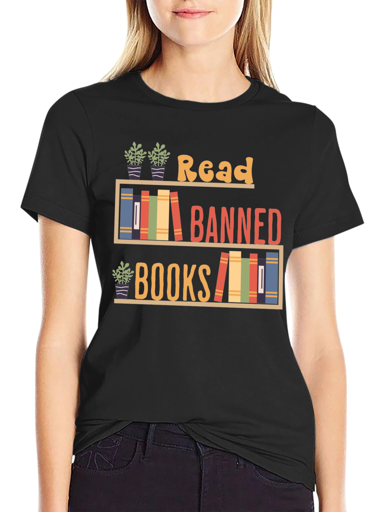 Read Banned Books Graphic Tee - Book Lover T-Shirt