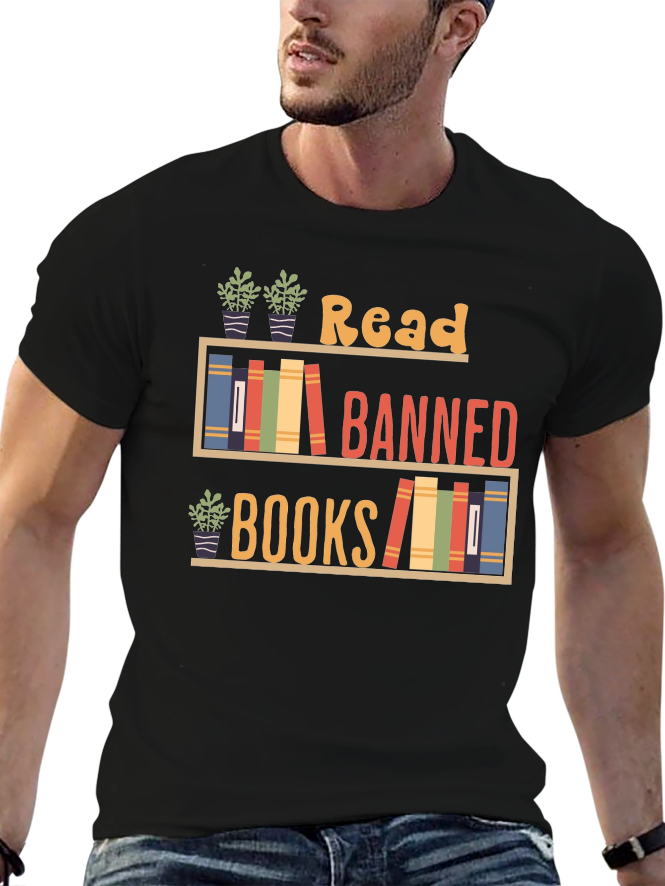 Read Banned Books Graphic Tee - Book Lover T-Shirt