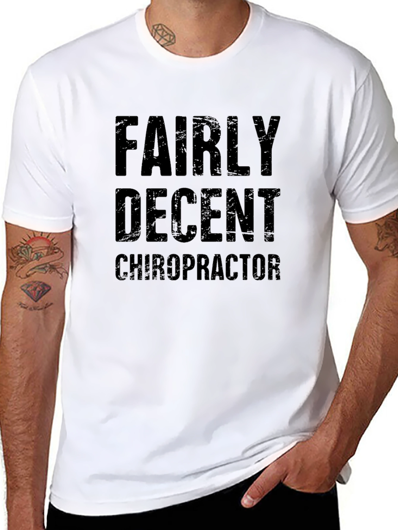Fairly Decent Chiropractor Graphic T-Shirt
