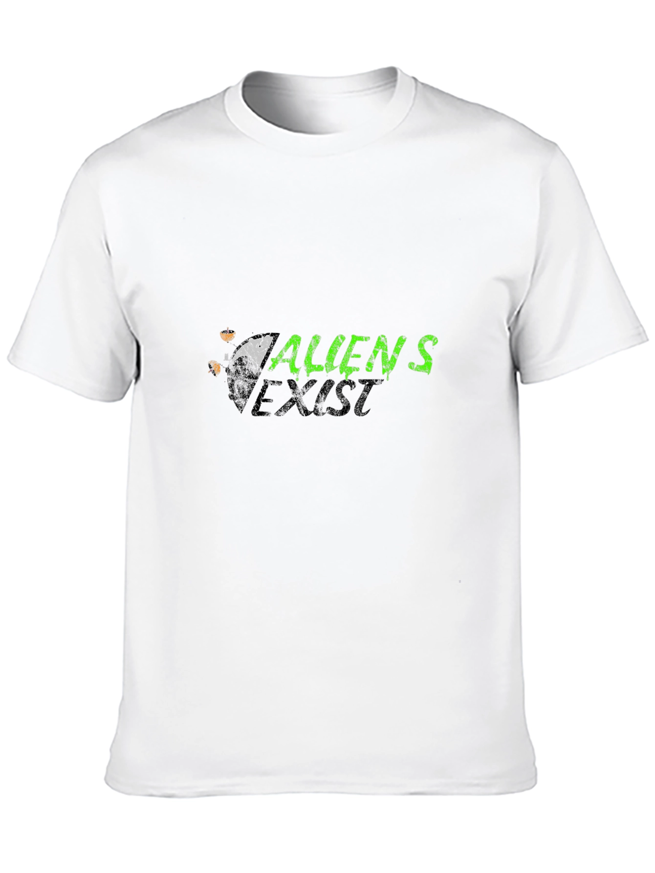 Aliens Exist Graphic T-Shirt - Black Tee