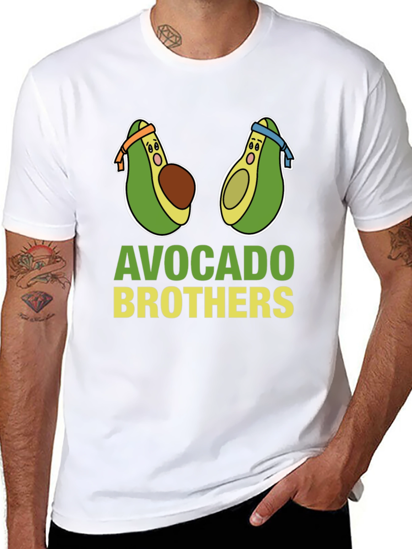 Avocado Brothers Graphic T-Shirt - Fun & Stylish!
