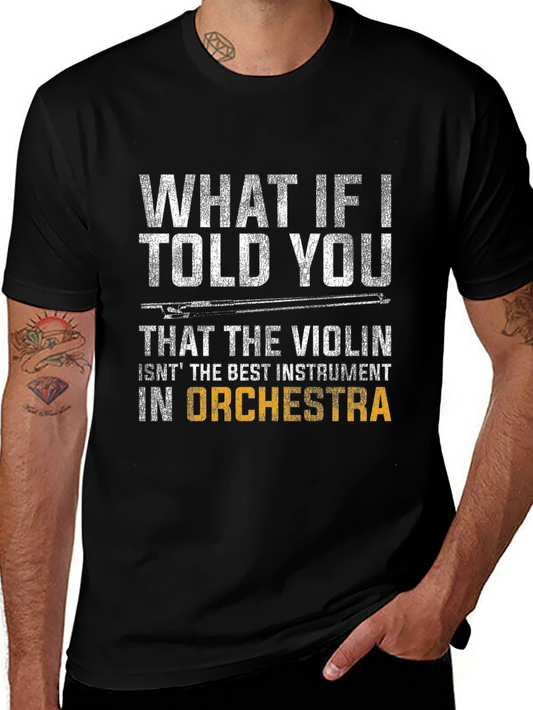 Violin Lover T-Shirt - Orchestra Humor Tee
