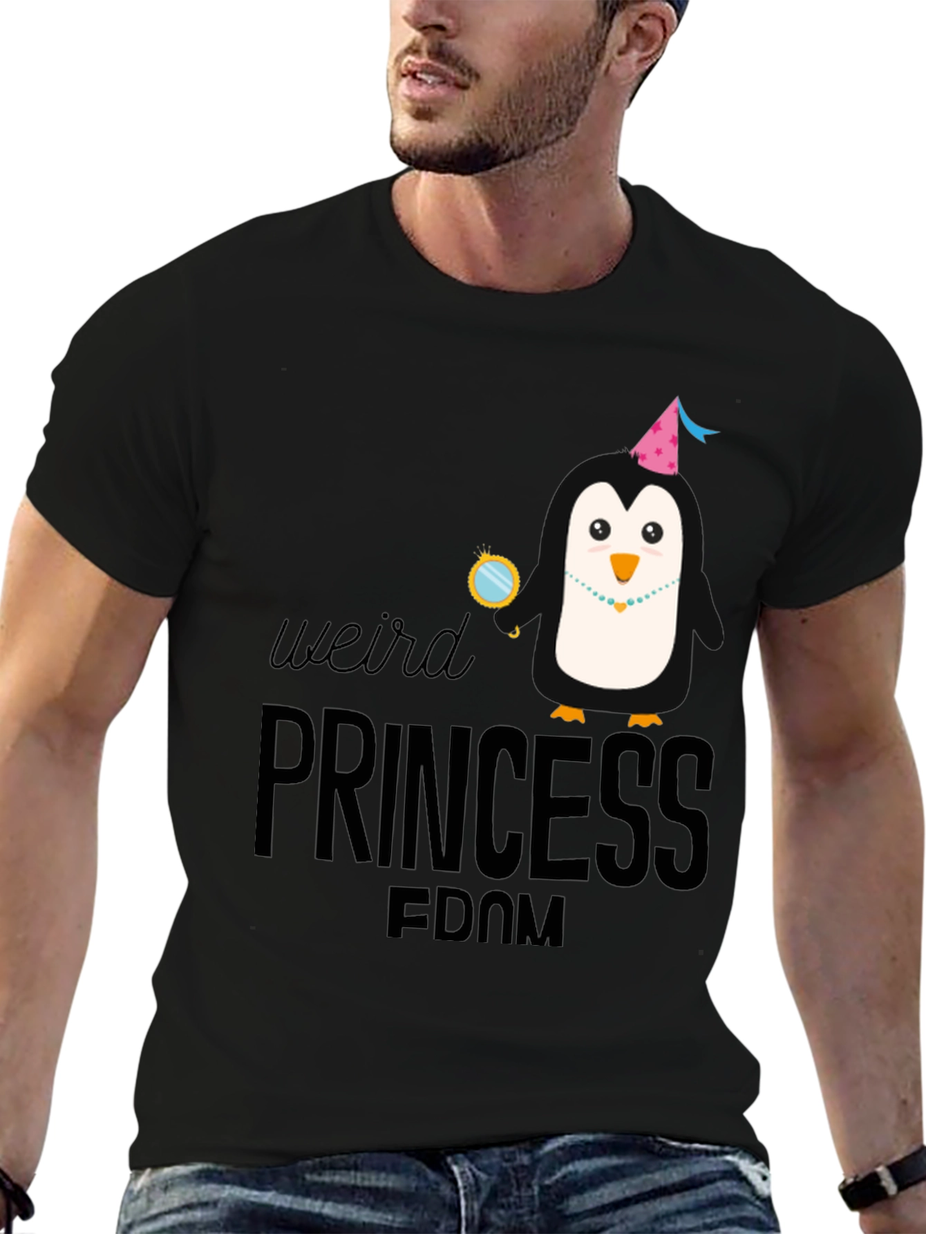 Weird Princess FDOM Penguin Graphic Tee