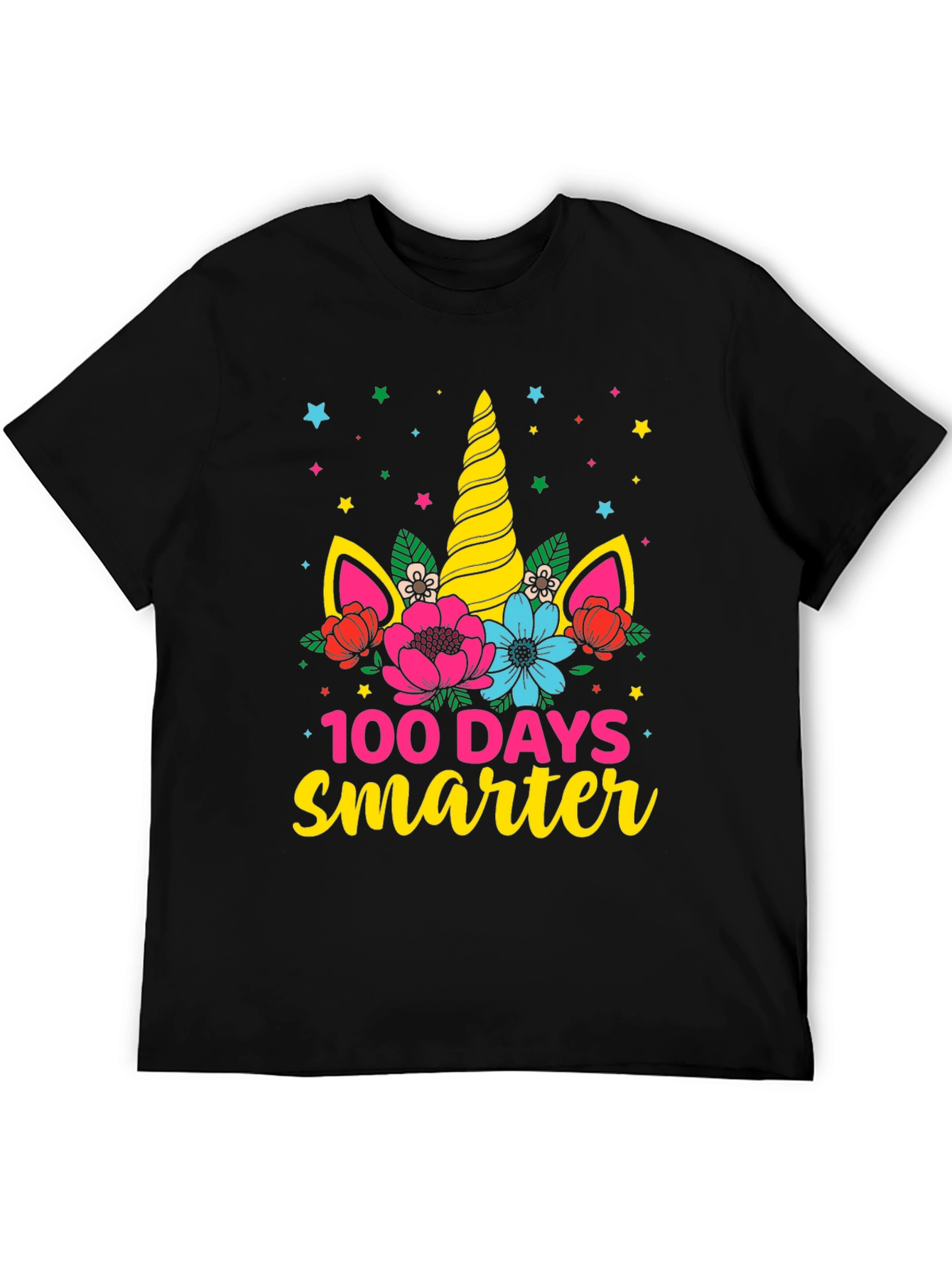 100 Days Smarter Unicorn Tee