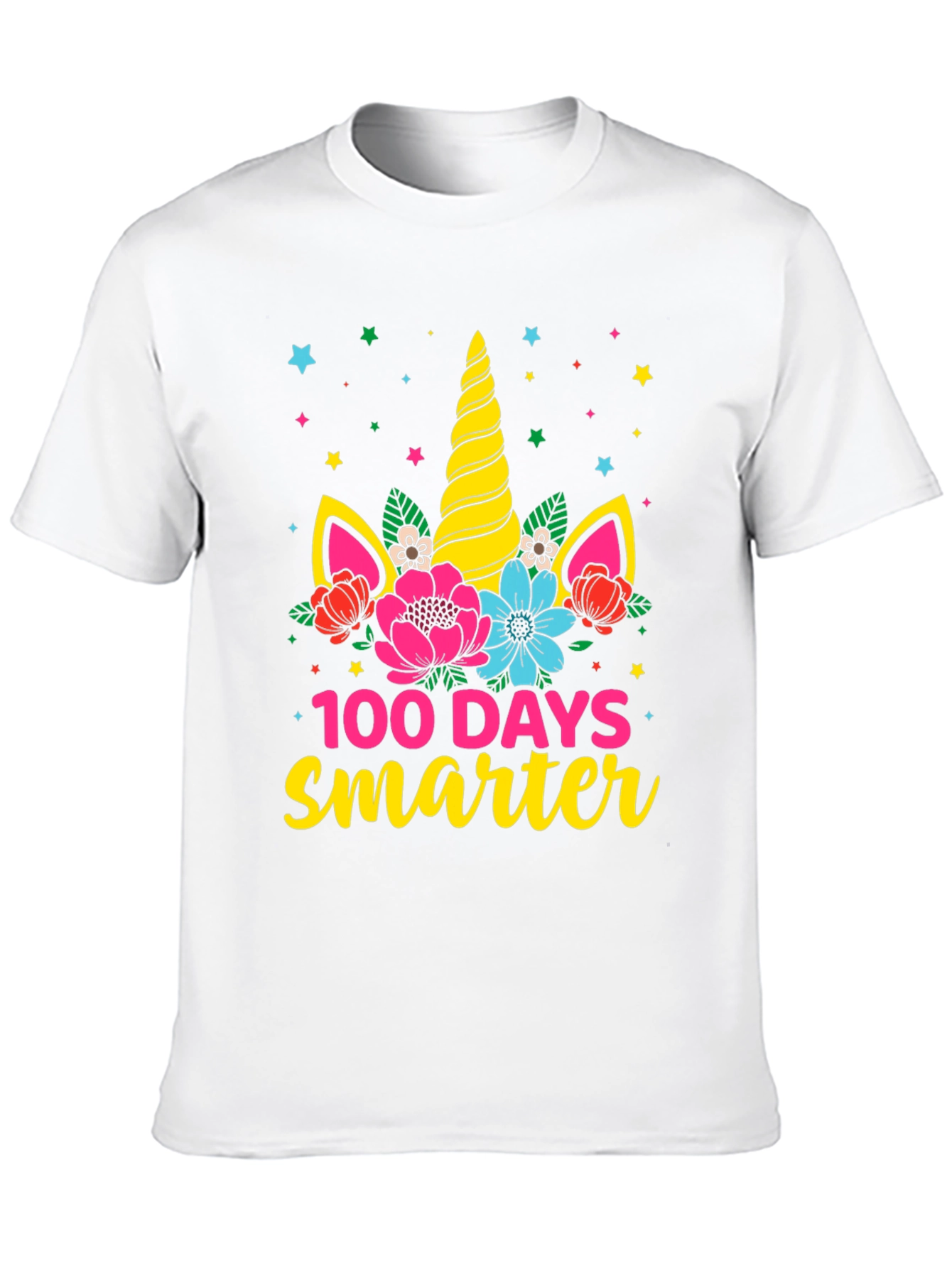 100 Days Smarter Unicorn Tee