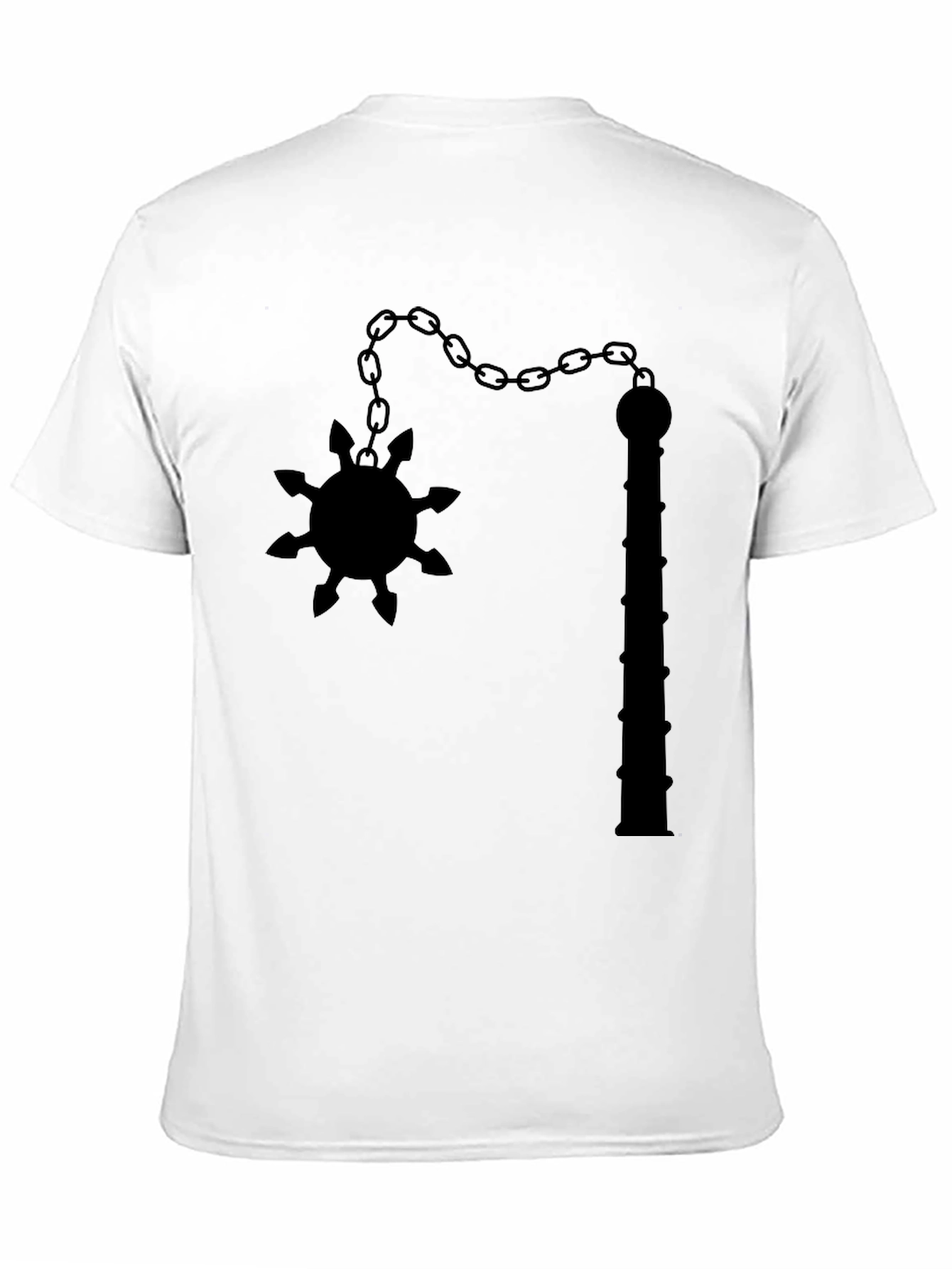 Black Flail Graphic Tee - Unique Edgy Design