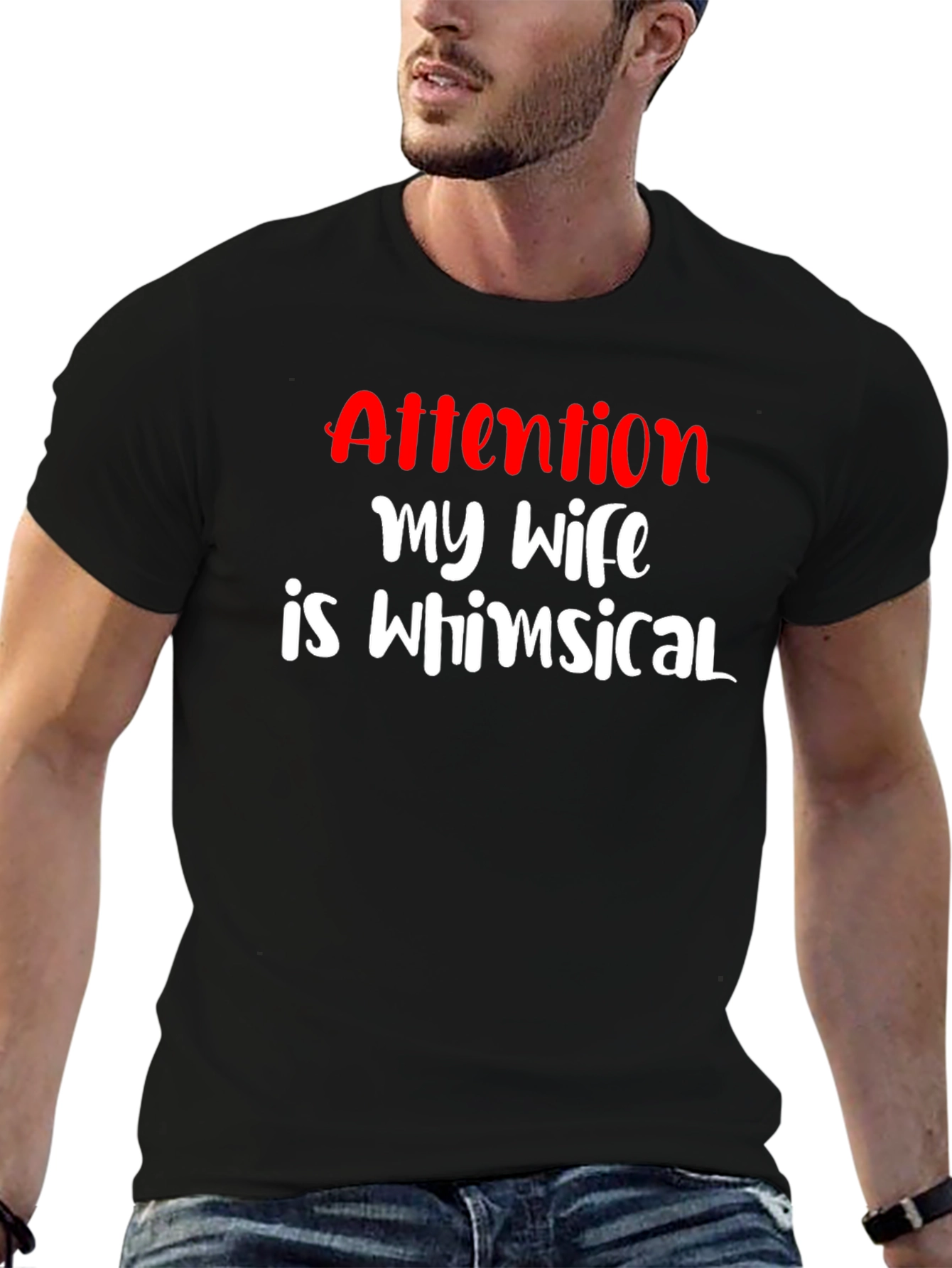 Funny My Wife is Whimsical Graphic T-Shirt