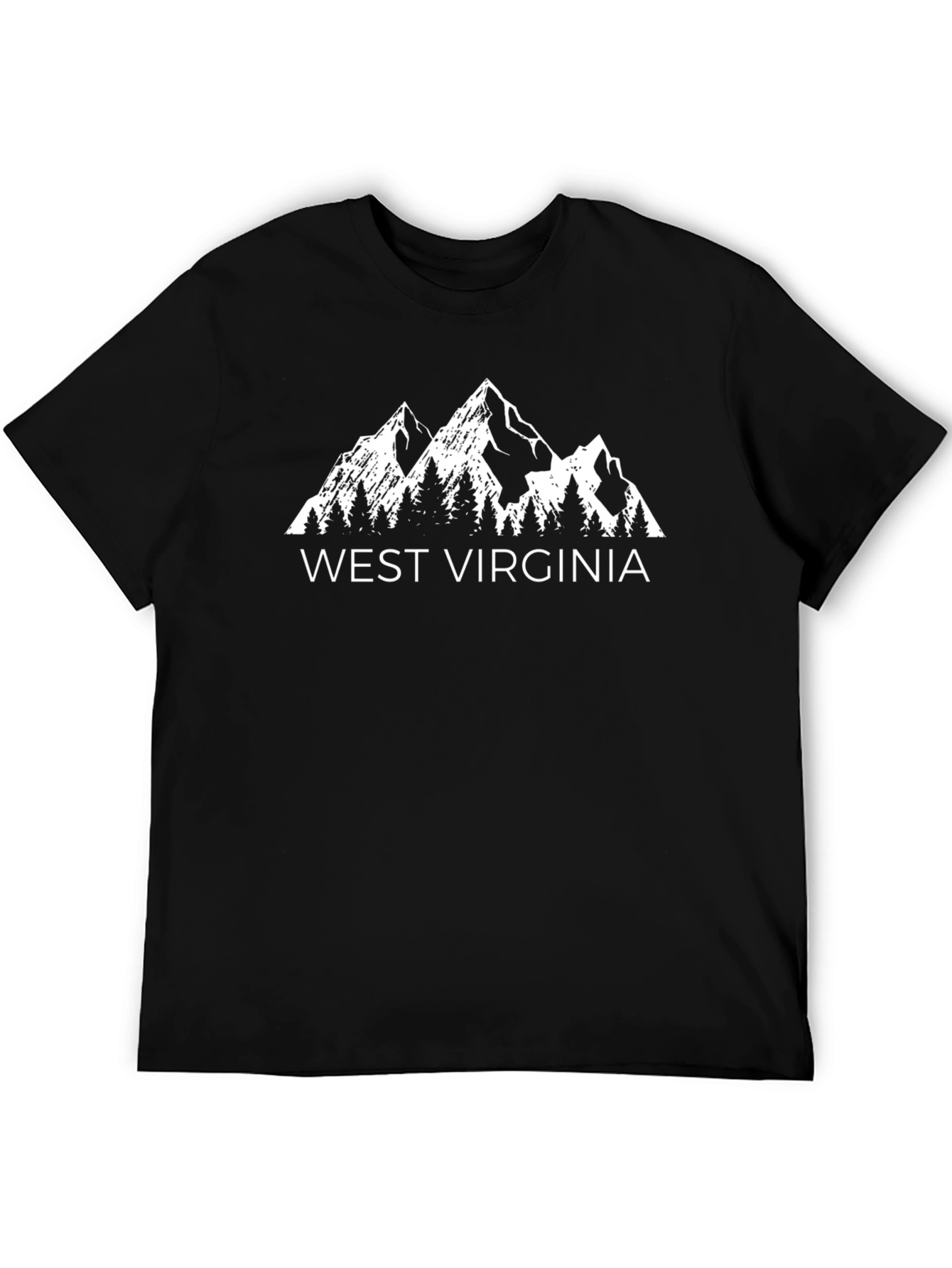 West Virginia Mountain Graphic Tee - Black