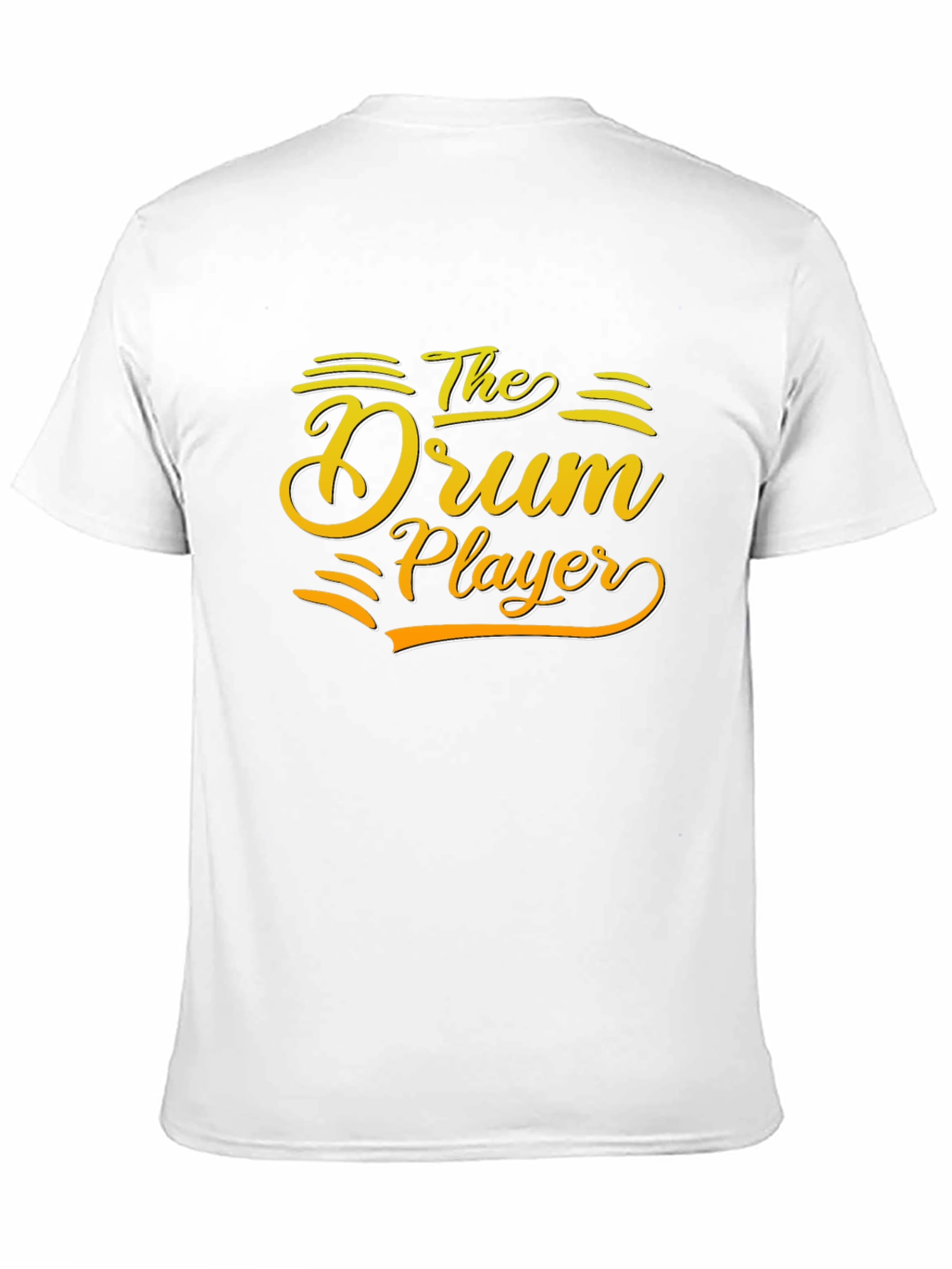 The Drum Player Graphic Tee - Black Cotton T-Shirt