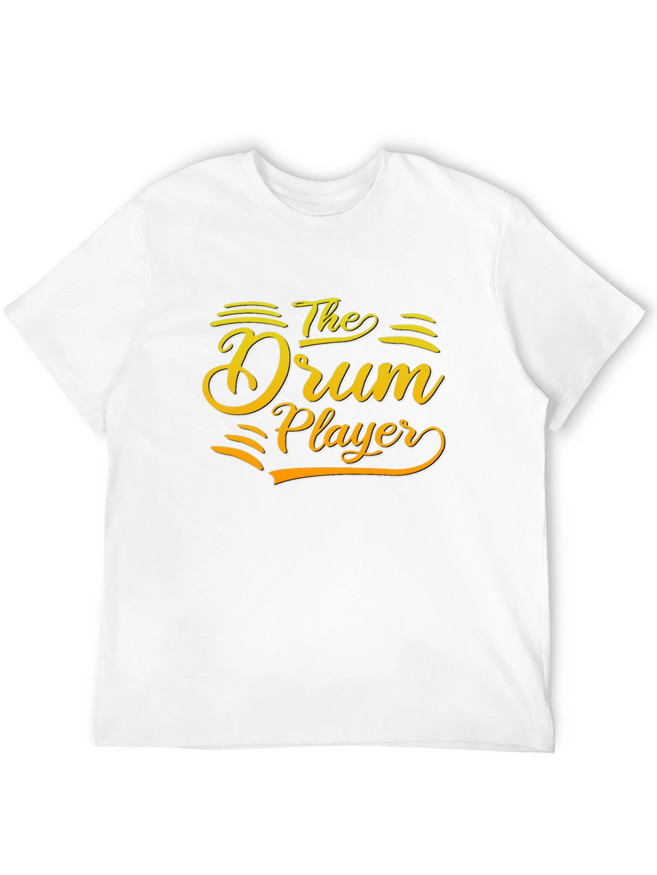 The Drum Player Graphic Tee - Black Cotton T-Shirt