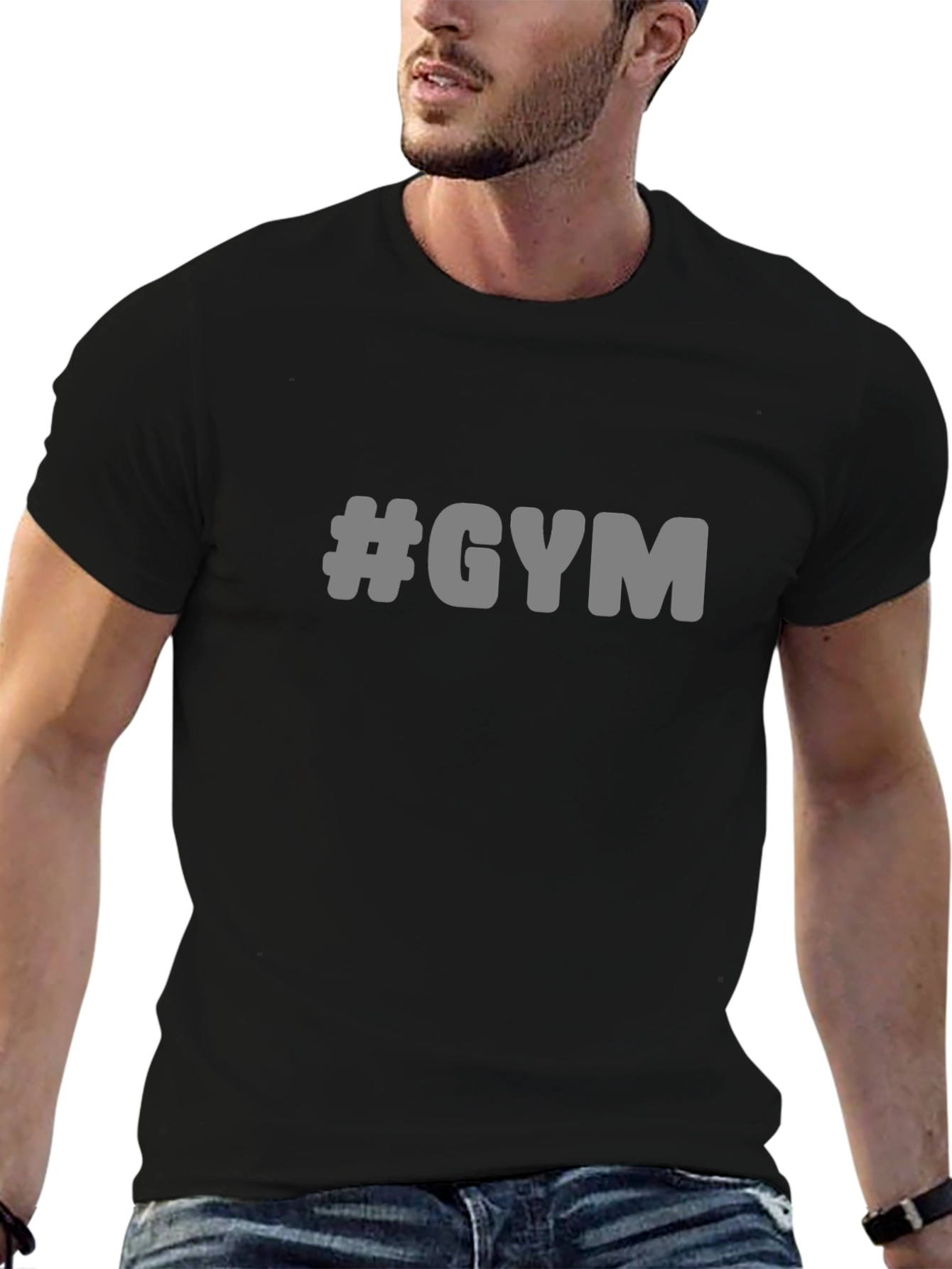 #GYM Black T-Shirt