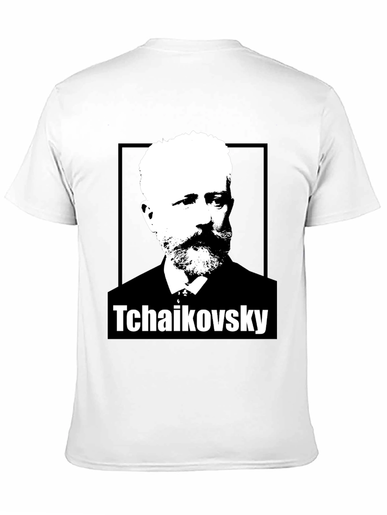 Tchaikovsky Graphic Print Black T-Shirt