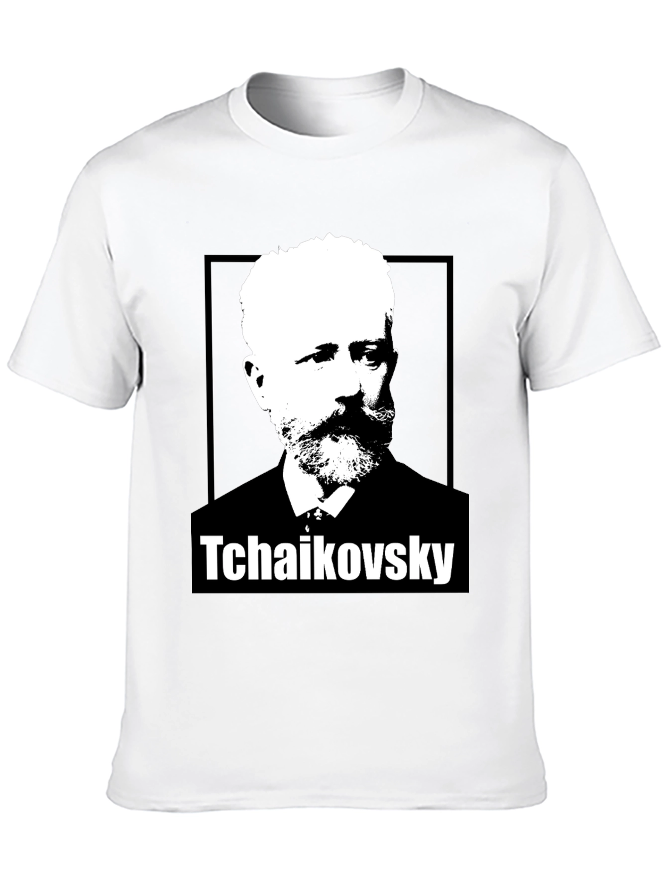 Tchaikovsky Graphic Print Black T-Shirt