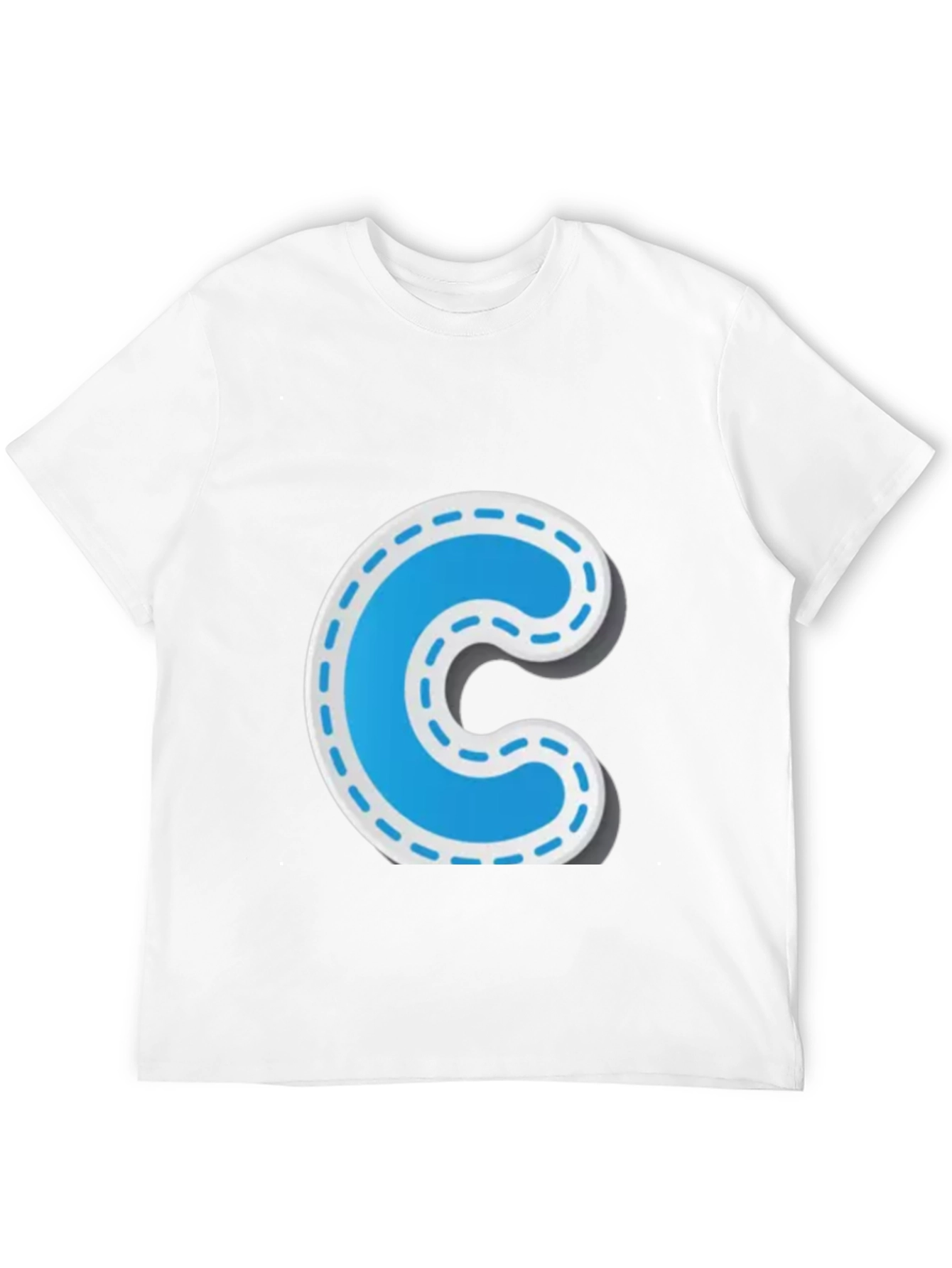 Fun Letter C Black T-Shirt