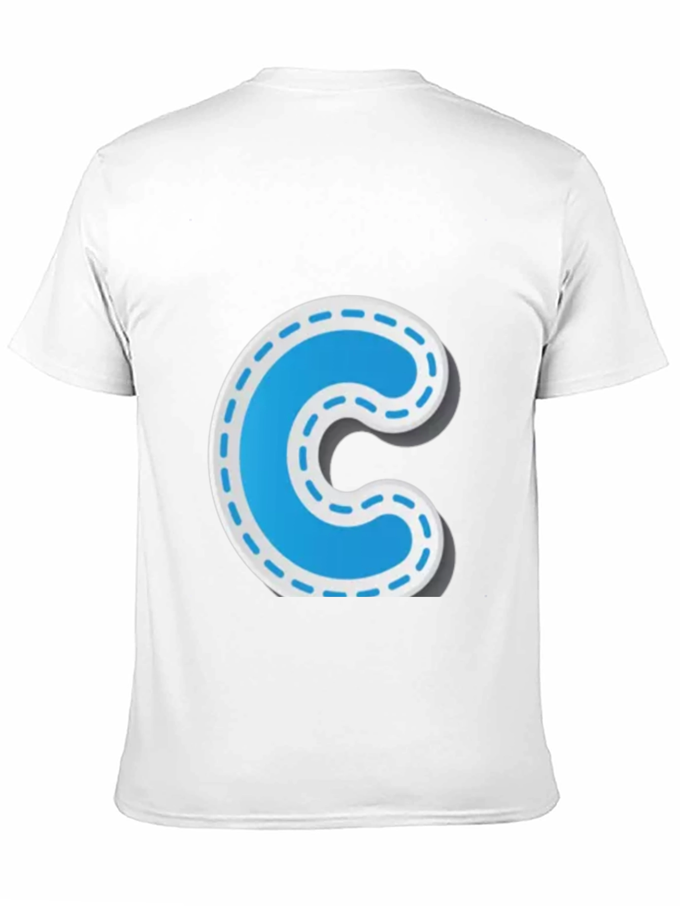 Fun Letter C Black T-Shirt