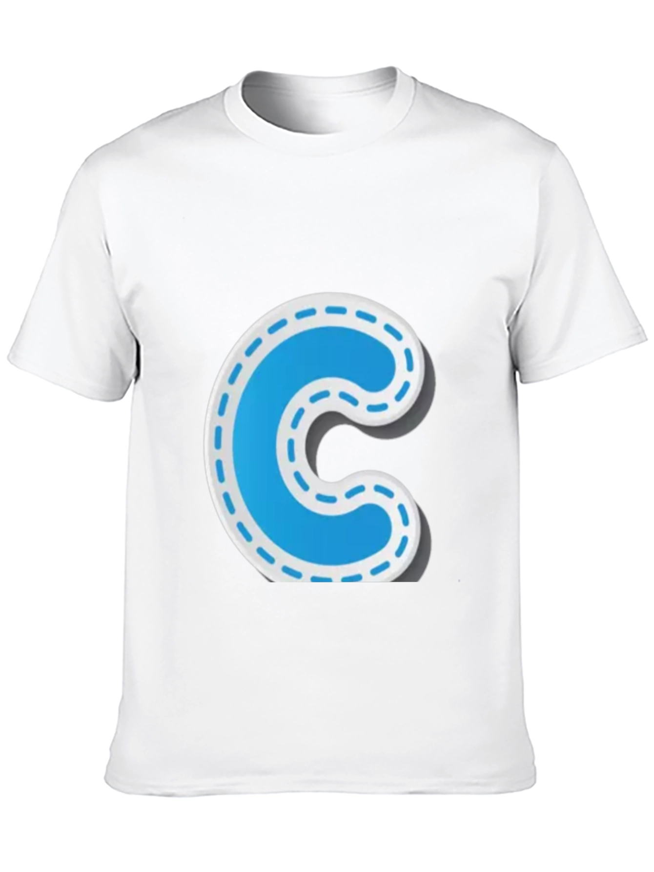 Fun Letter C Black T-Shirt