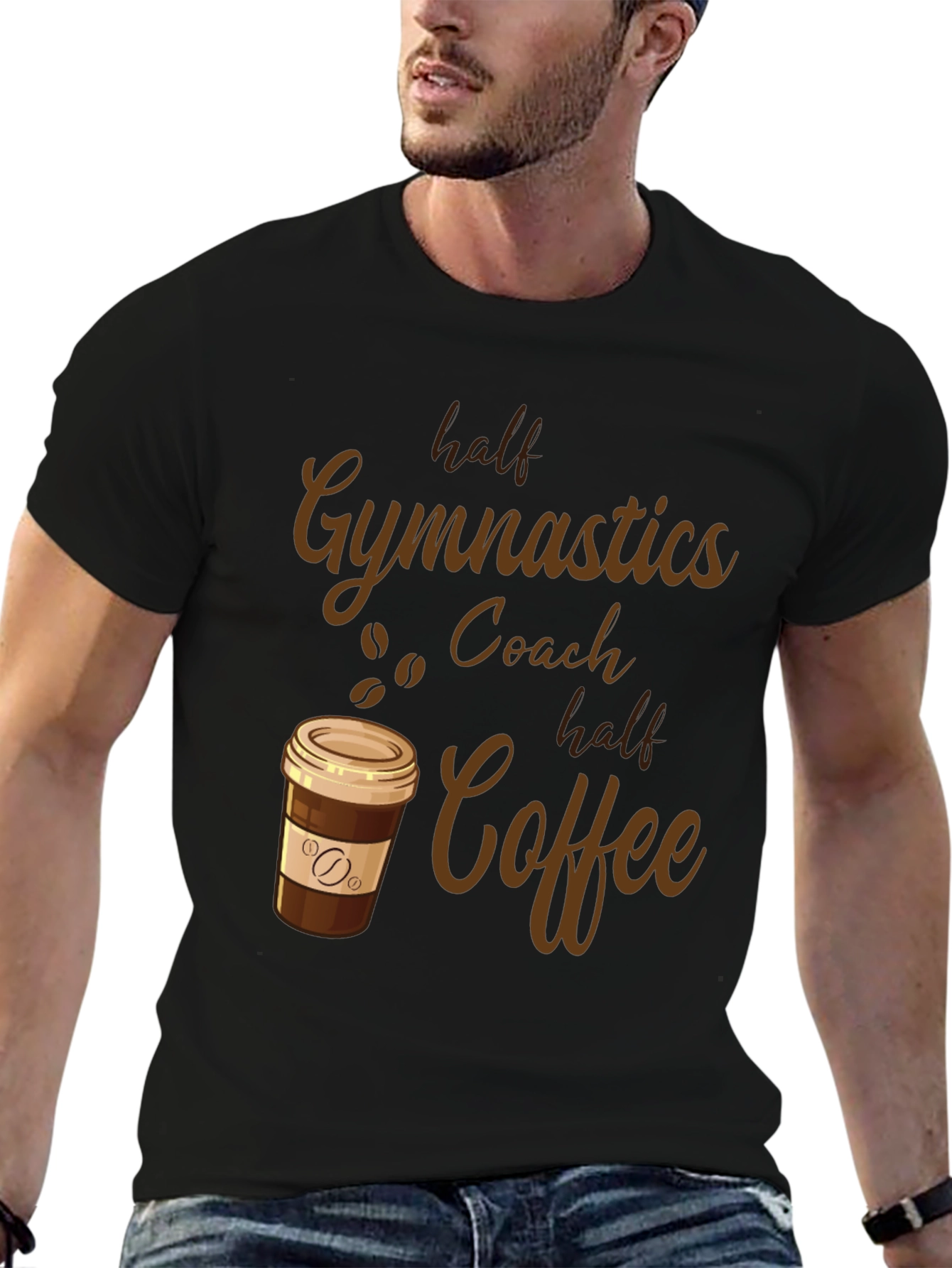 Gymnastics Coach Coffee T-Shirt